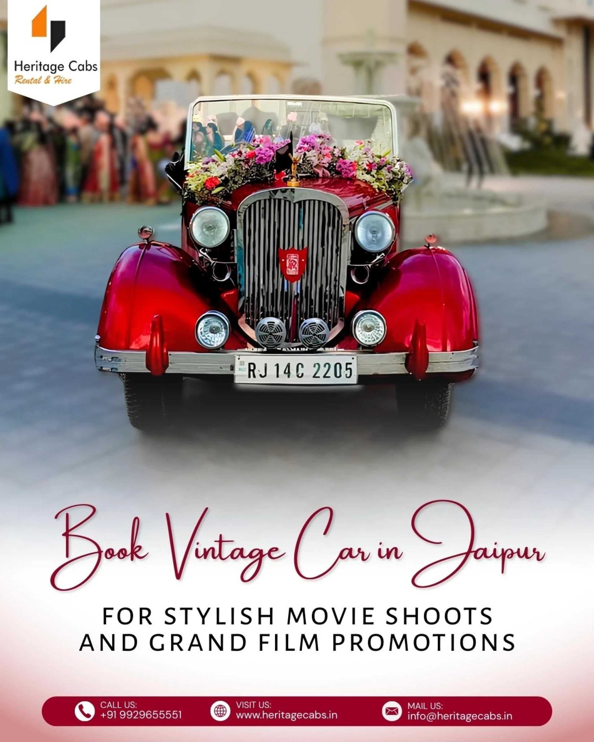 Vintage Car Rental Jaipur – Royal Wedding Car Hire