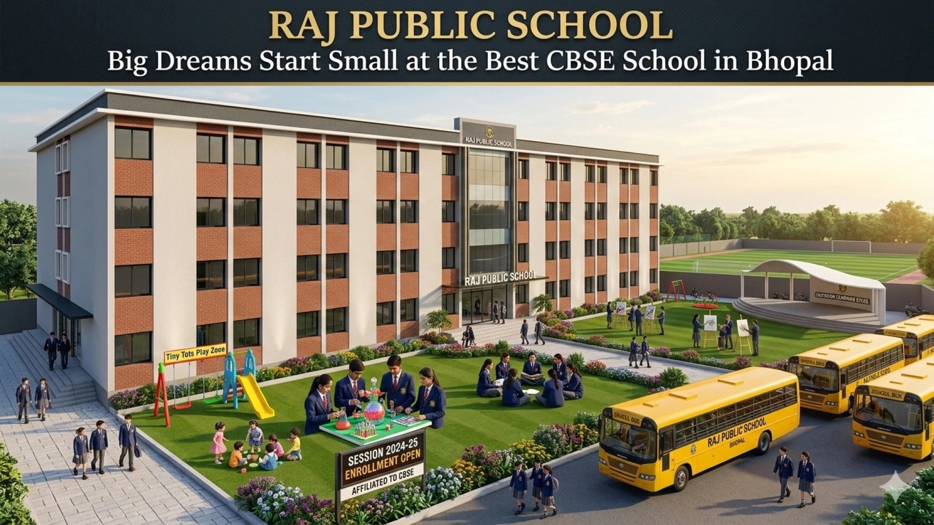 Raj Public School – Big Dreams Start Small at the Best CBSE School in Bhopal