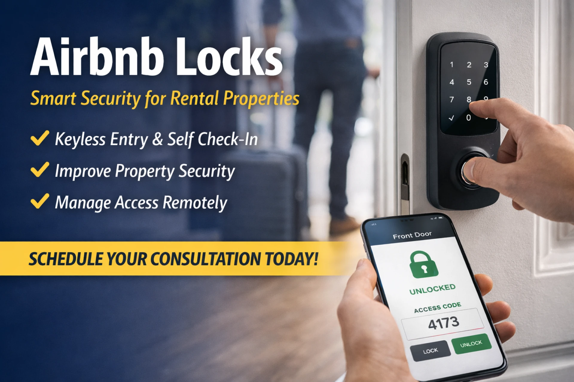 Airbnb Locks in North Reading: Smart Security for Rental Properties