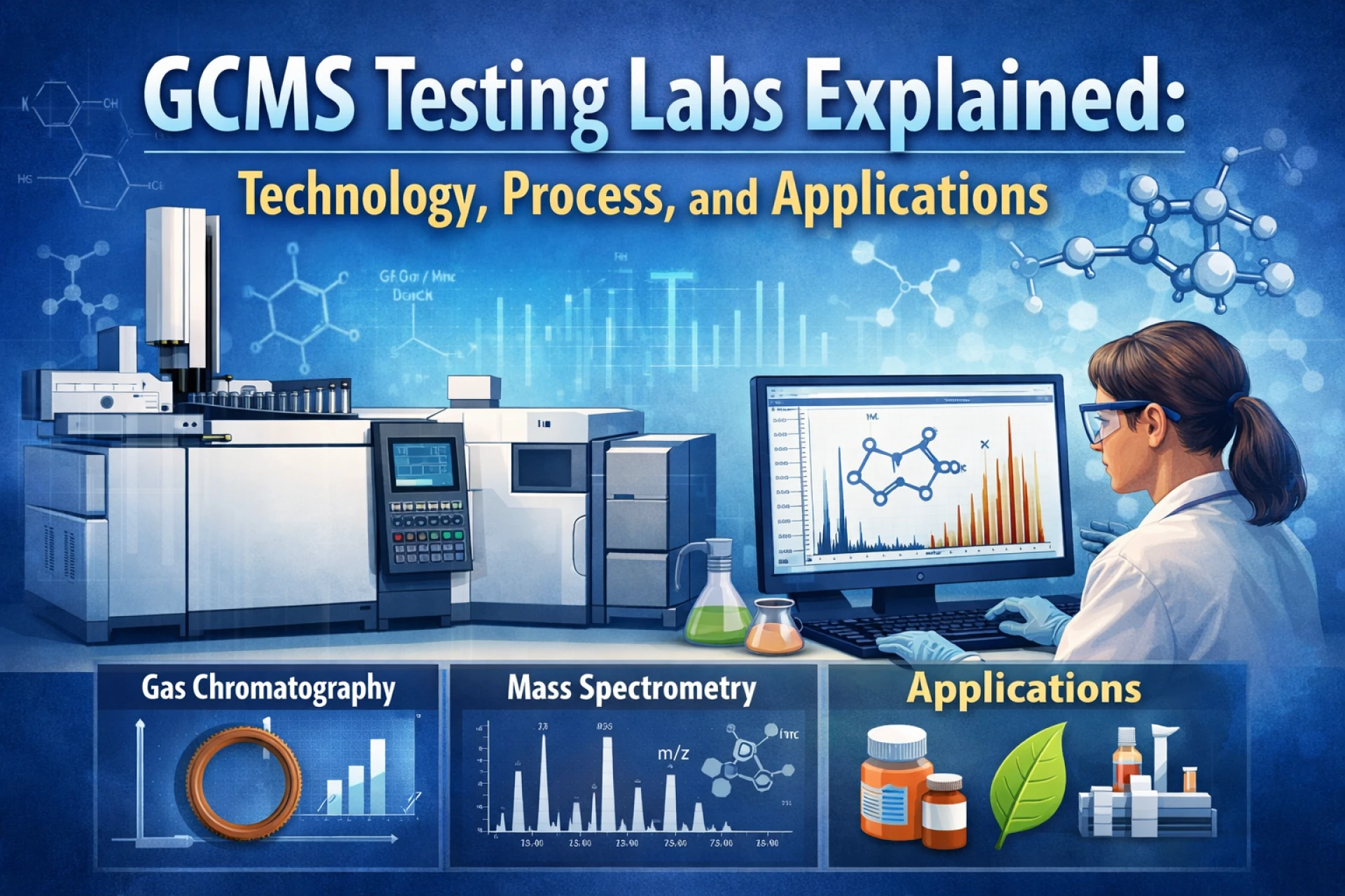 GCMS Testing Labs Explained: Technology, Process, and Applications