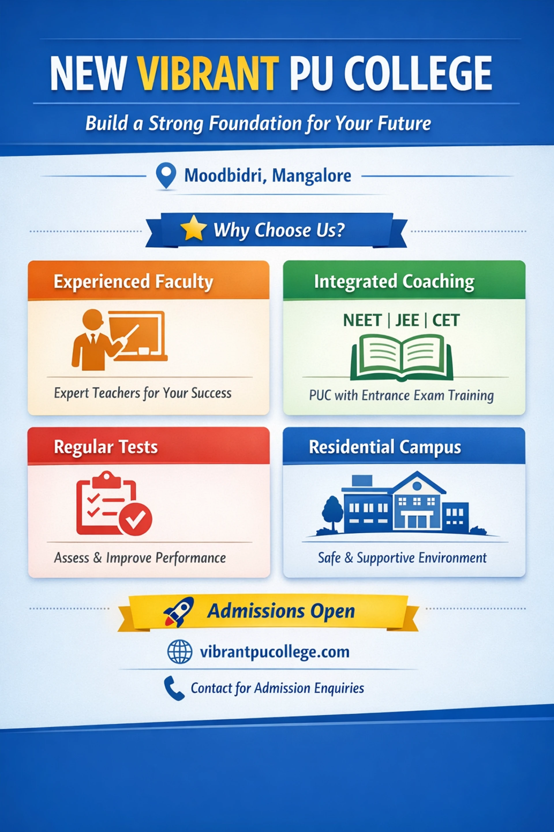 Why Vibrant PU College Is the Best PU College in Moodbidri.