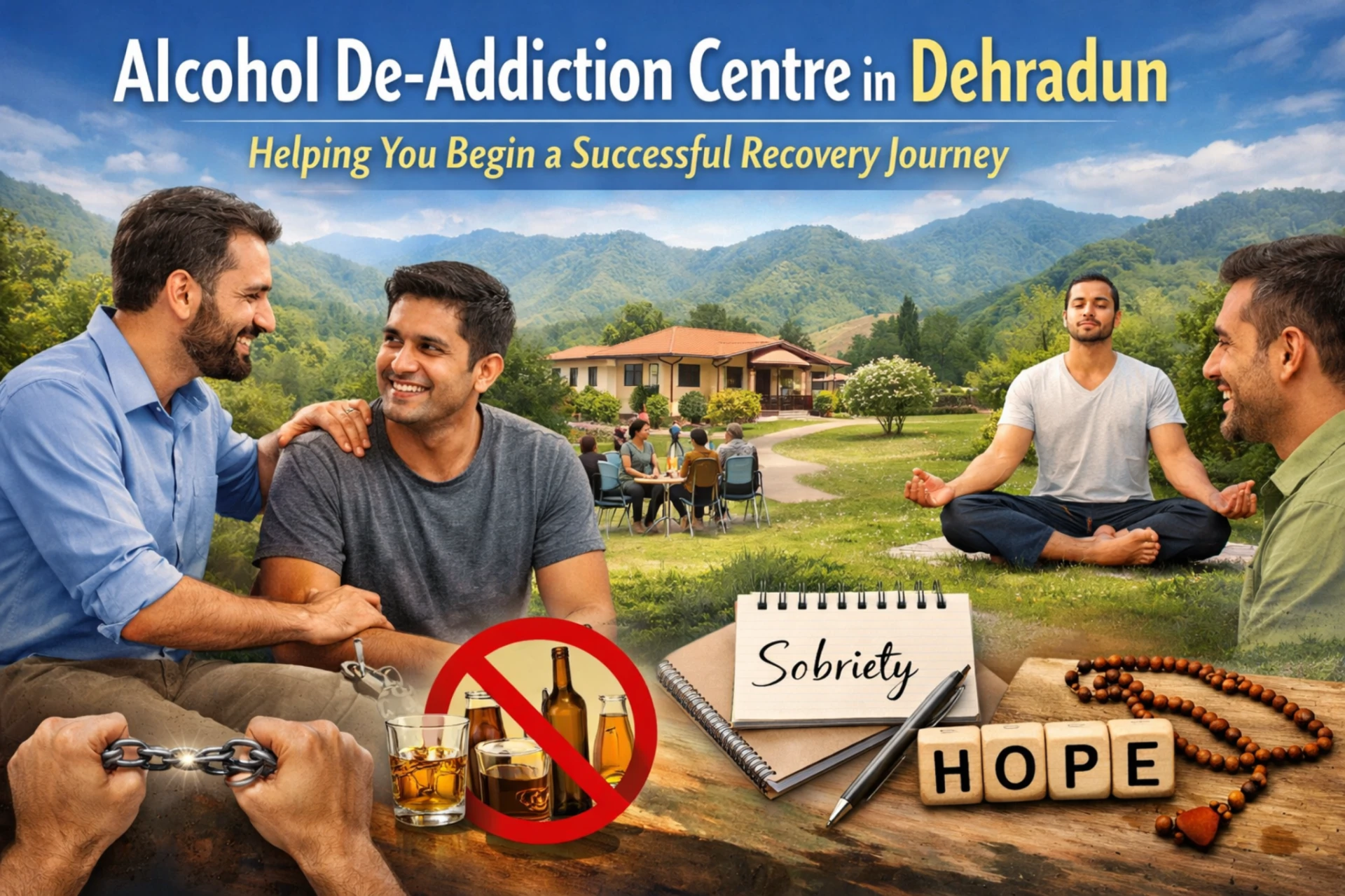 How an Alcohol De-Addiction Centre in Dehradun Helps Individuals Begin a Successful Recovery Journey