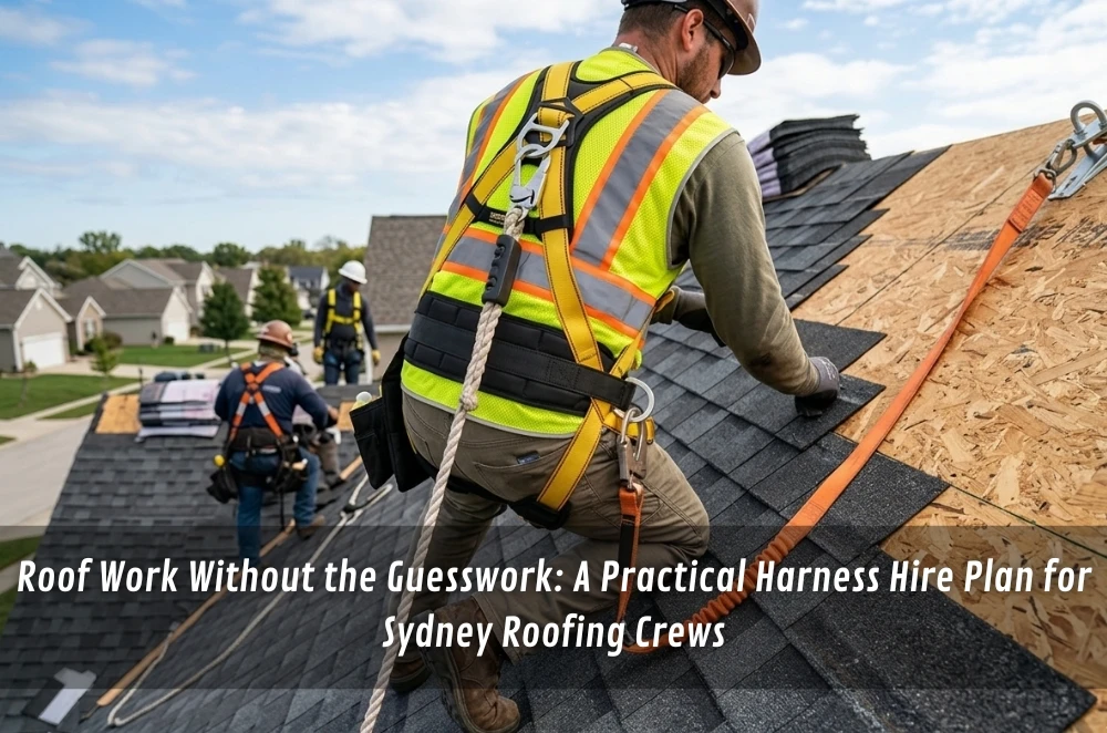 Roof Work Without the Guesswork: A Practical Harness Hire Plan for Sydney Roofing Crews