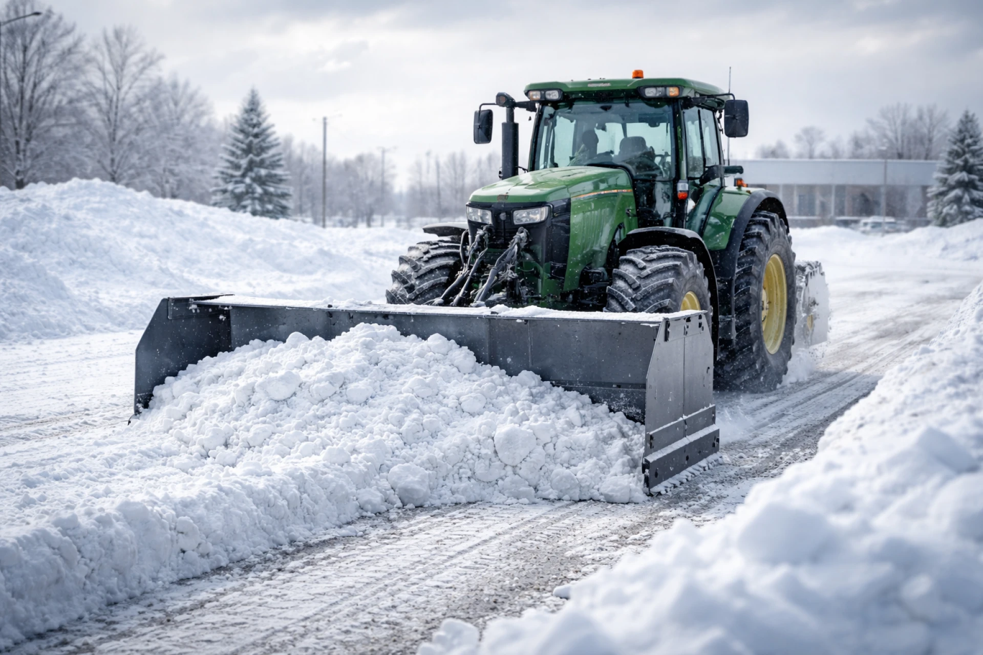 What Should Contractors Know Before Choosing a Snow Pusher Attachment?