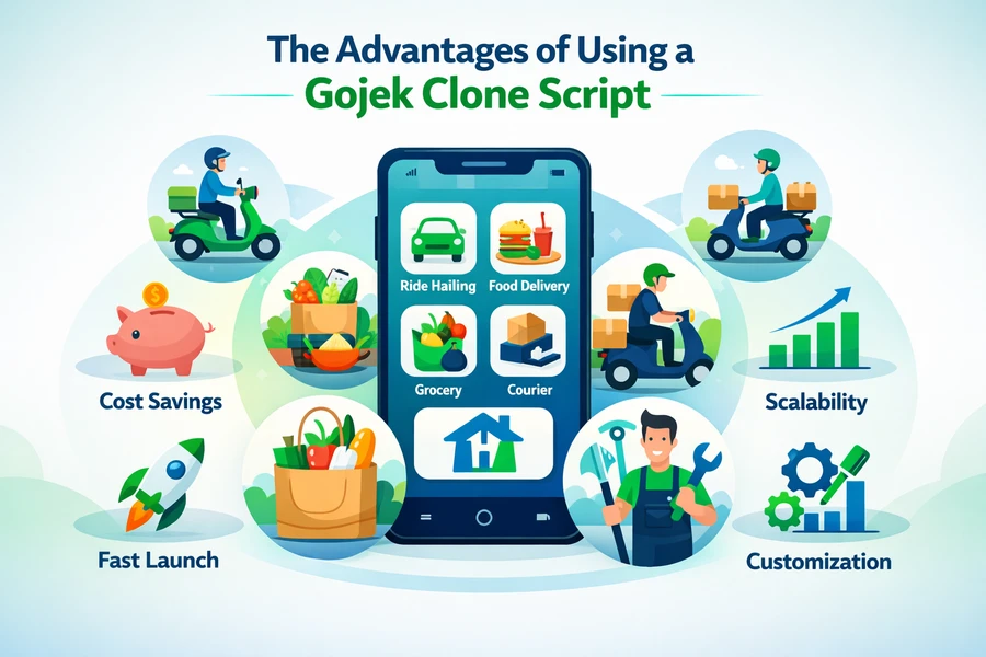 The Advantages of Using a Gojek Clone Script