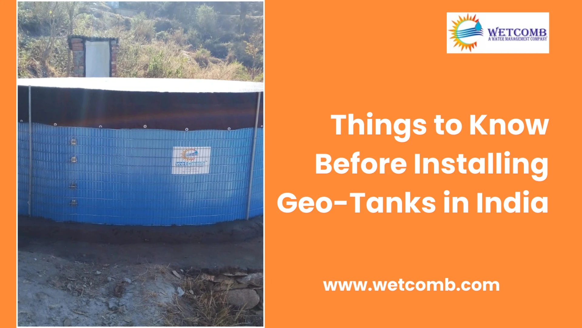 Things to Know Before Installing Geo-Tanks in India