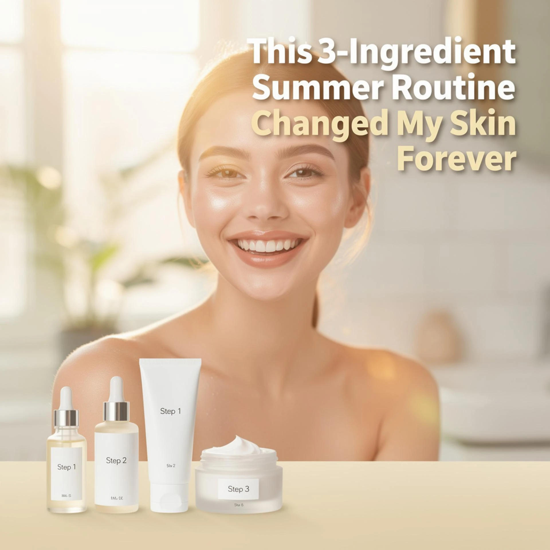 This 3-Ingredient Summer Routine Changed My Skin Forever.!!
