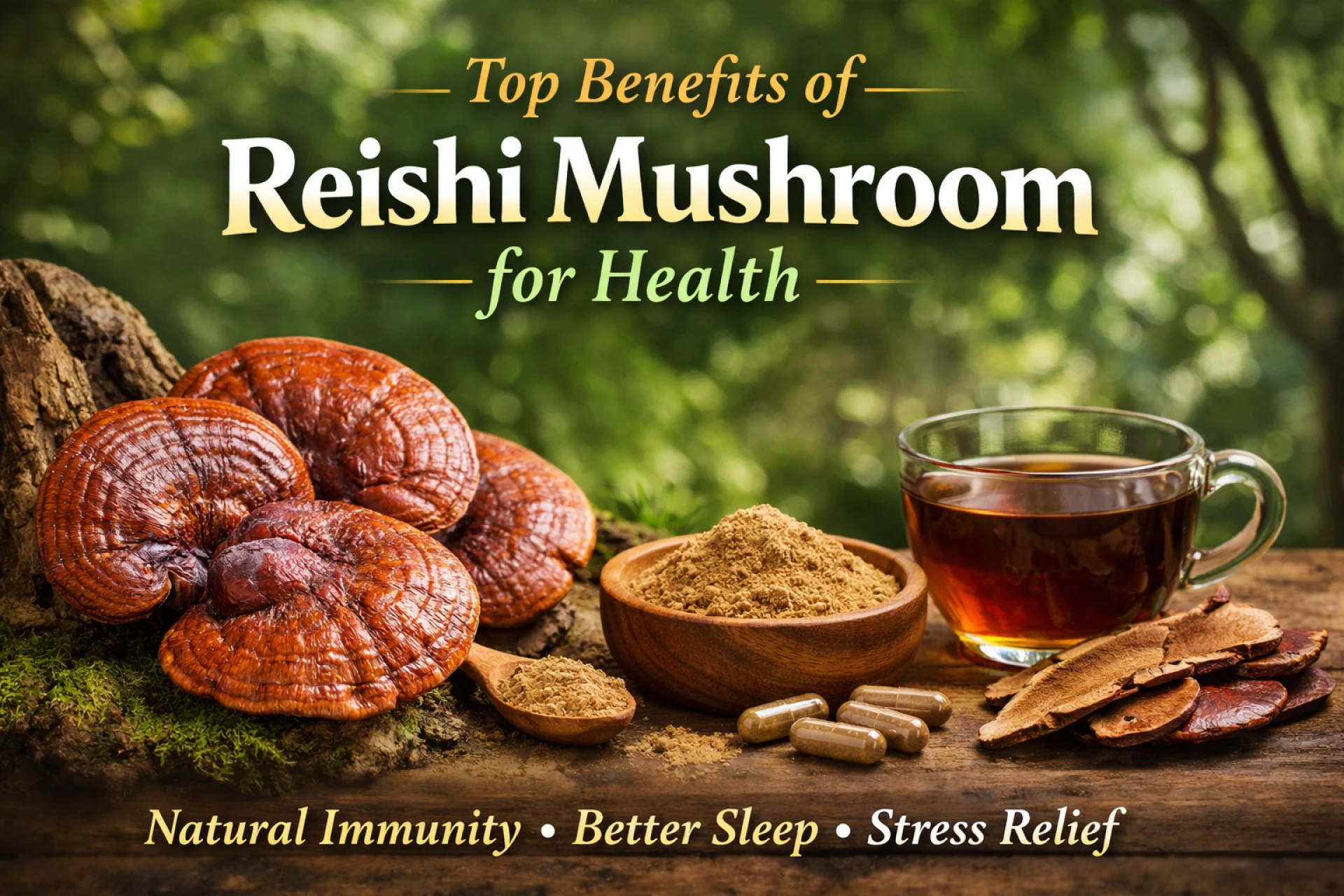 Top Benefits of Reishi Mushroom for Health