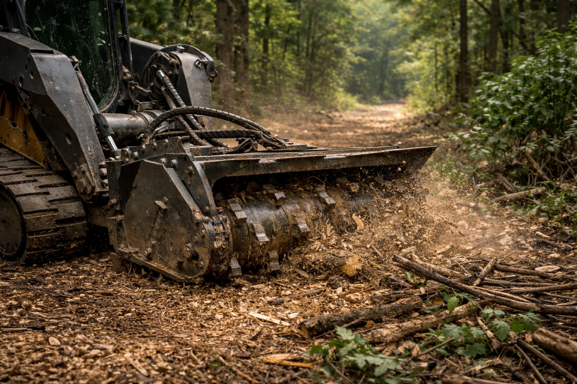 How Does a Forestry Mulcher Improve Land Clearing Efficiency?