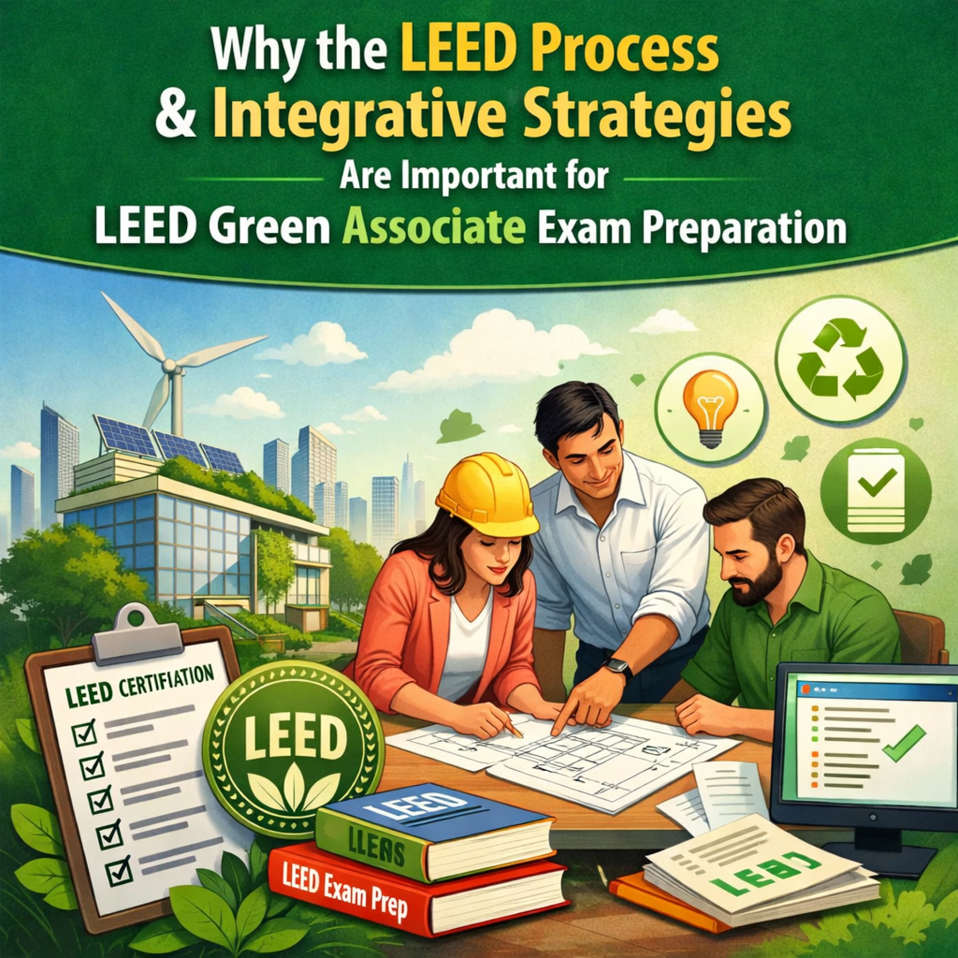 Why the LEED Process and Integrative Strategies Are Important for LEED Green Associate Exam Preparation?