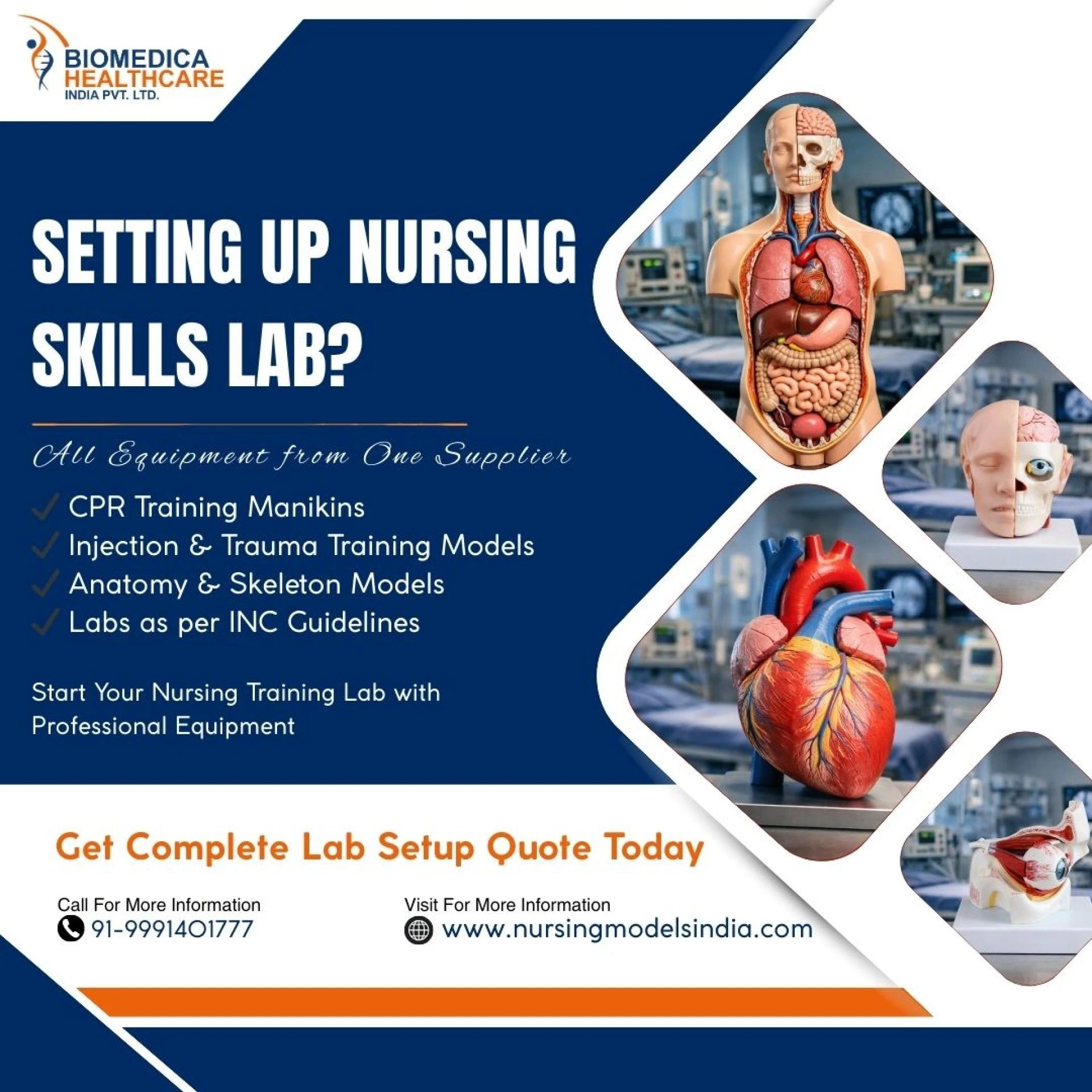 Experienced Nursing Lab Equipment Suppliers in Karnataka for Nursing Education