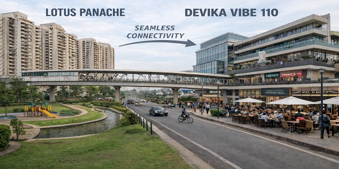 From Home to Hangout: The Lotus Panache Noida and Devika Vibe 110 Connection