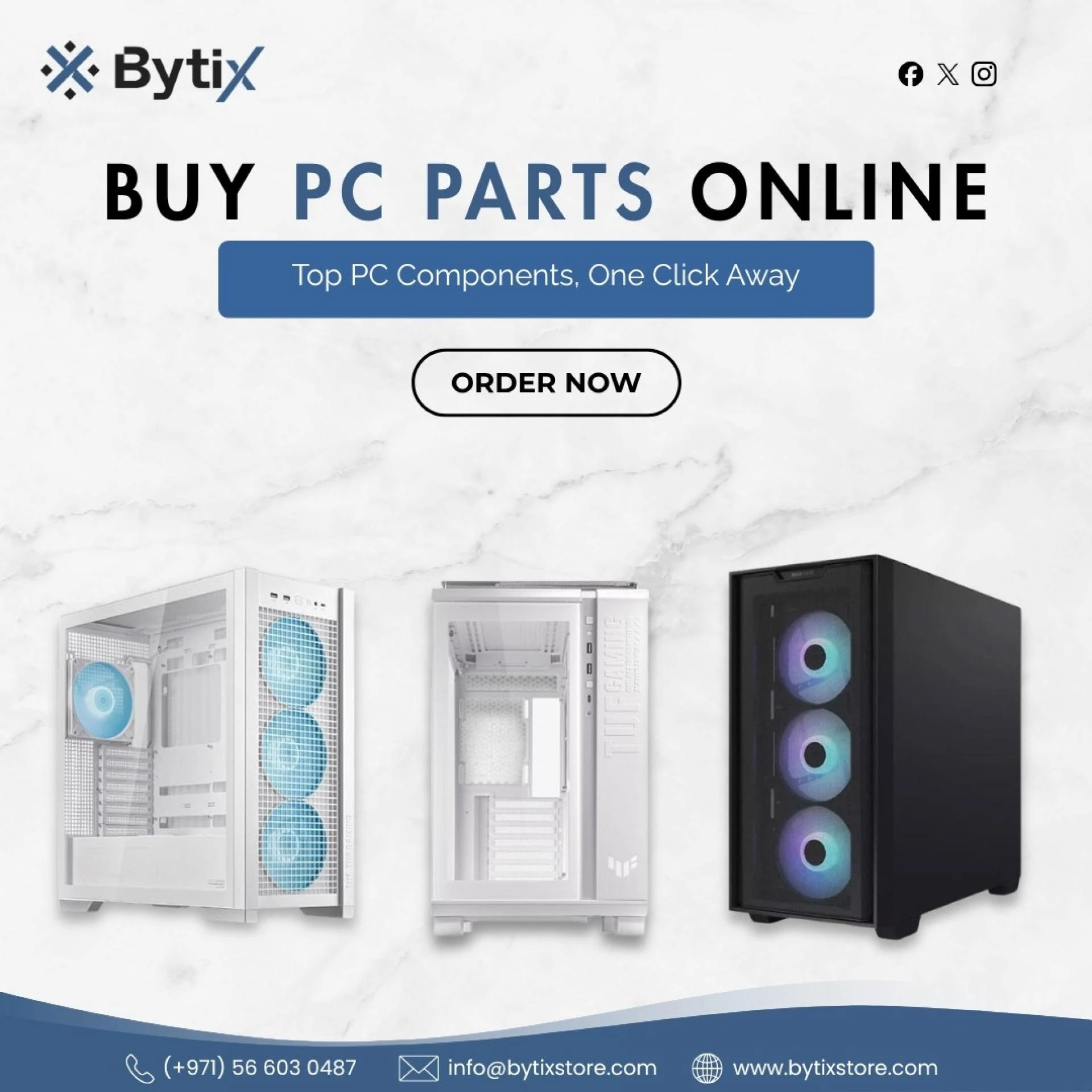 Buy PC Parts Online in UAE for Gaming and Custom PC Builds | Bytix Store