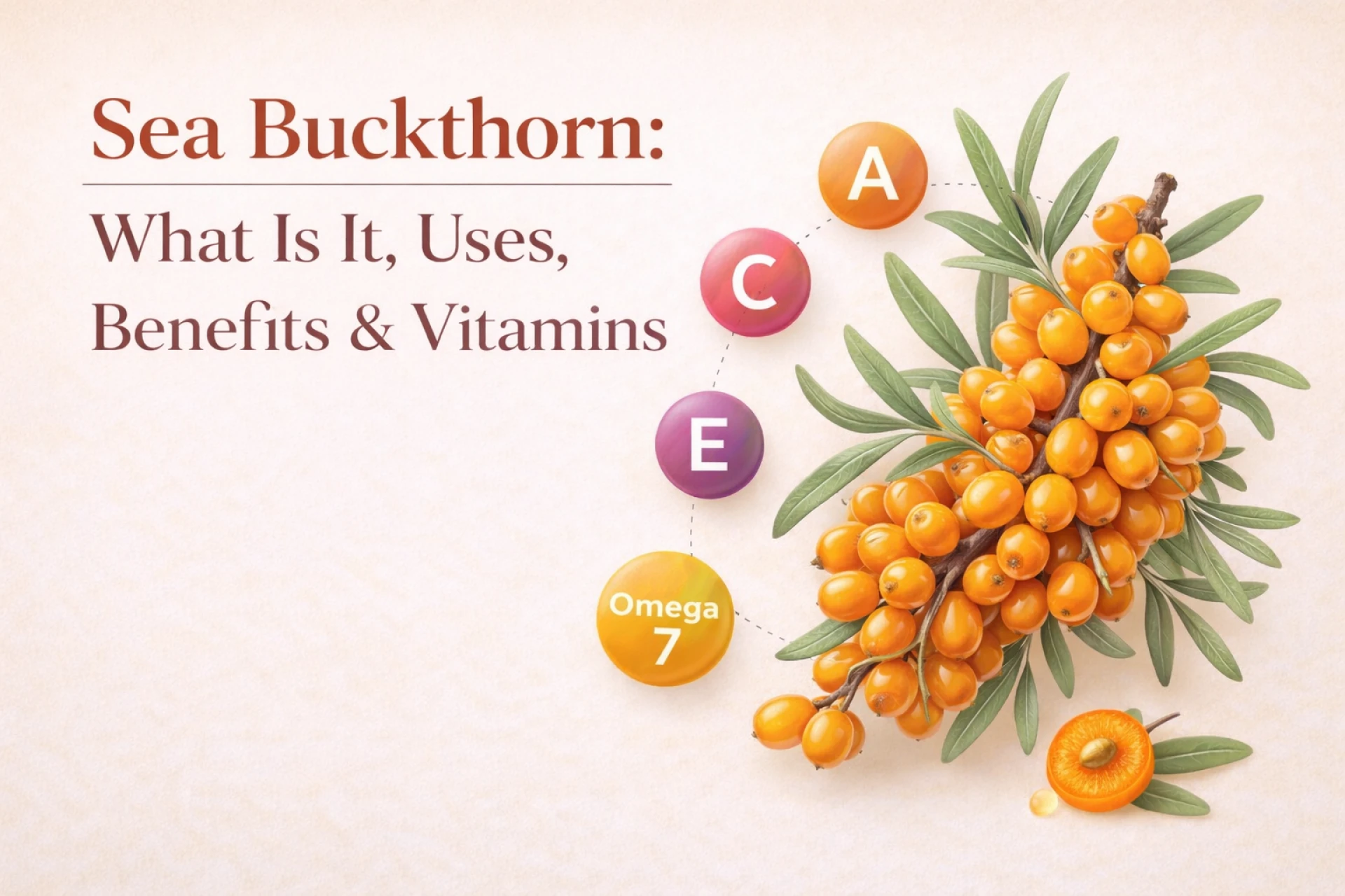 Sea Buckthorn: What Is It, Uses, Benefits & Vitamins