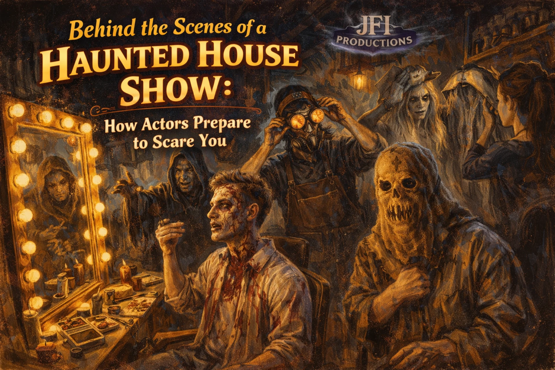Behind the Scenes of a Haunted House Show: How Actors Prepare to Scare You
