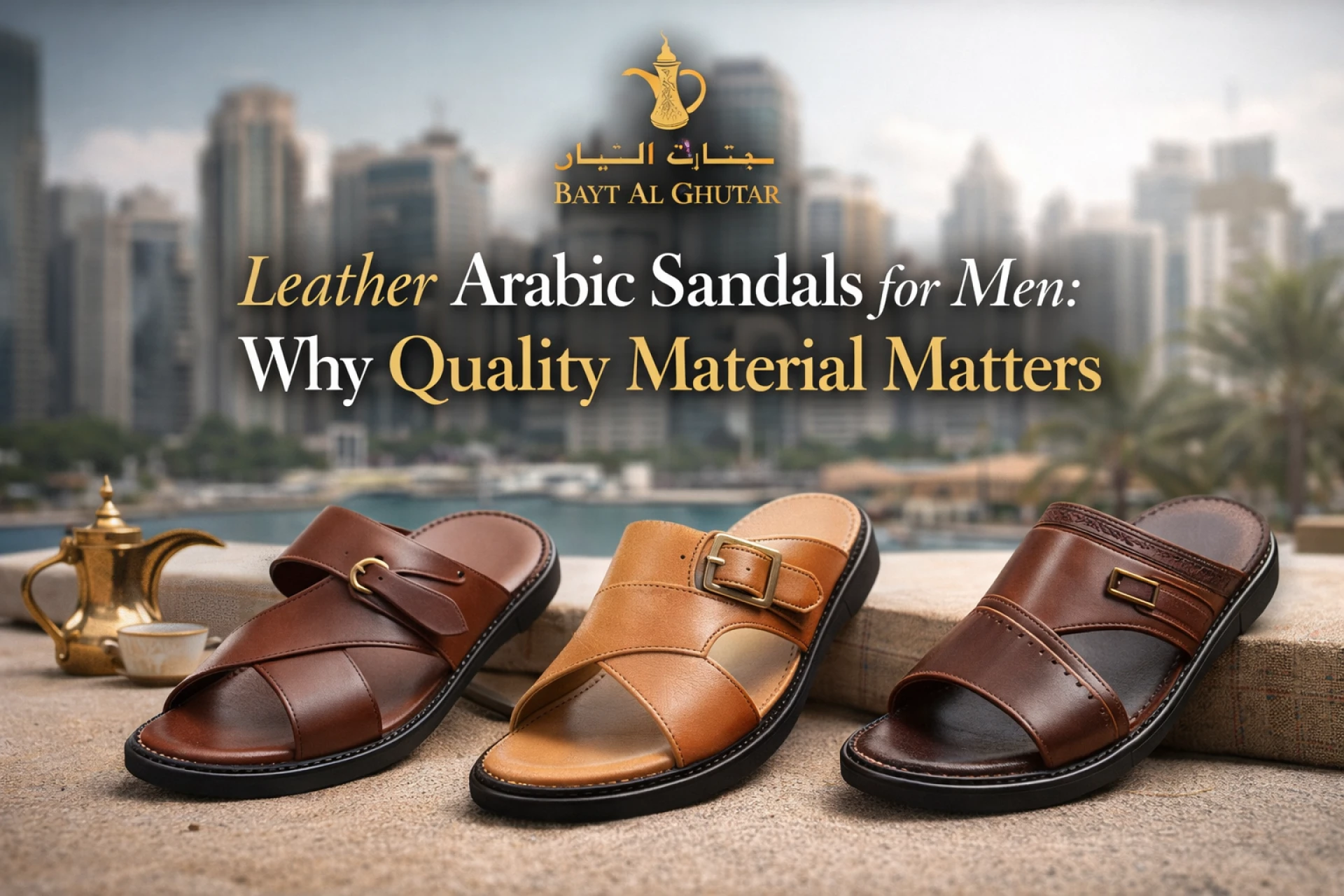Leather Arabic Sandals for Men: Why Quality Material Matters