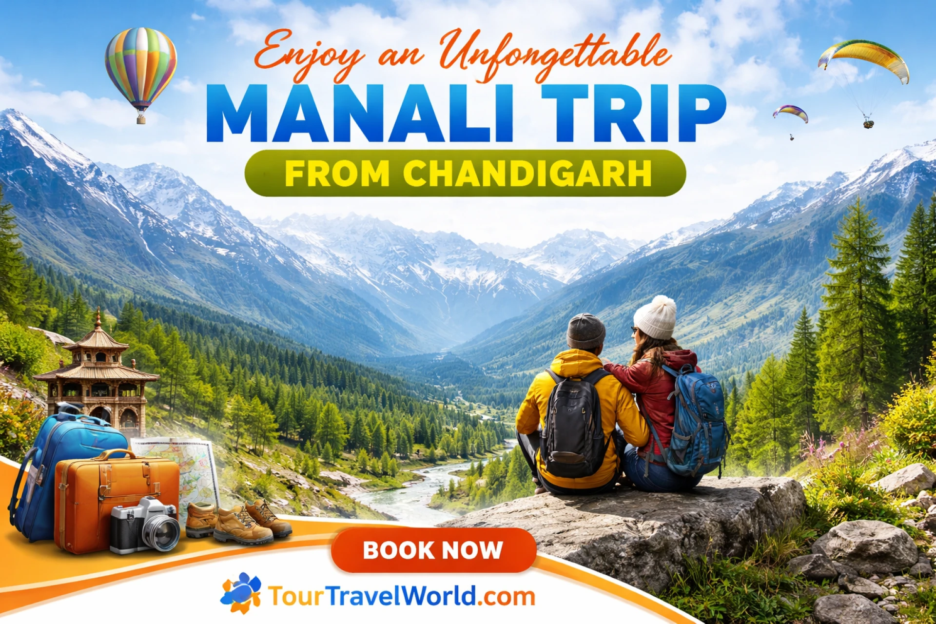 Enjoy Unforgettable Manali Trip from Chandigar