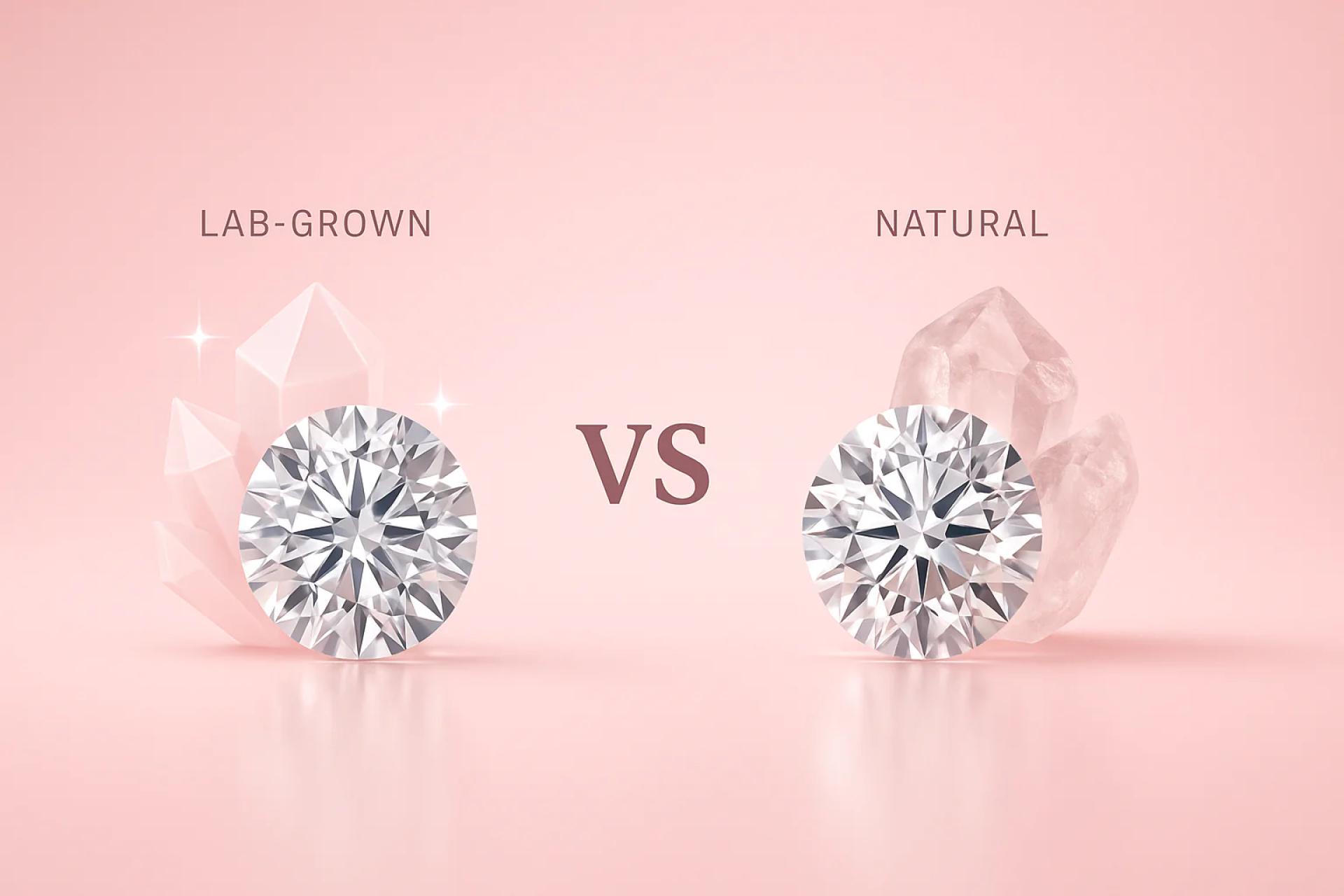 Lab Grown Diamond Jewelry vs Natural — What to Choose?