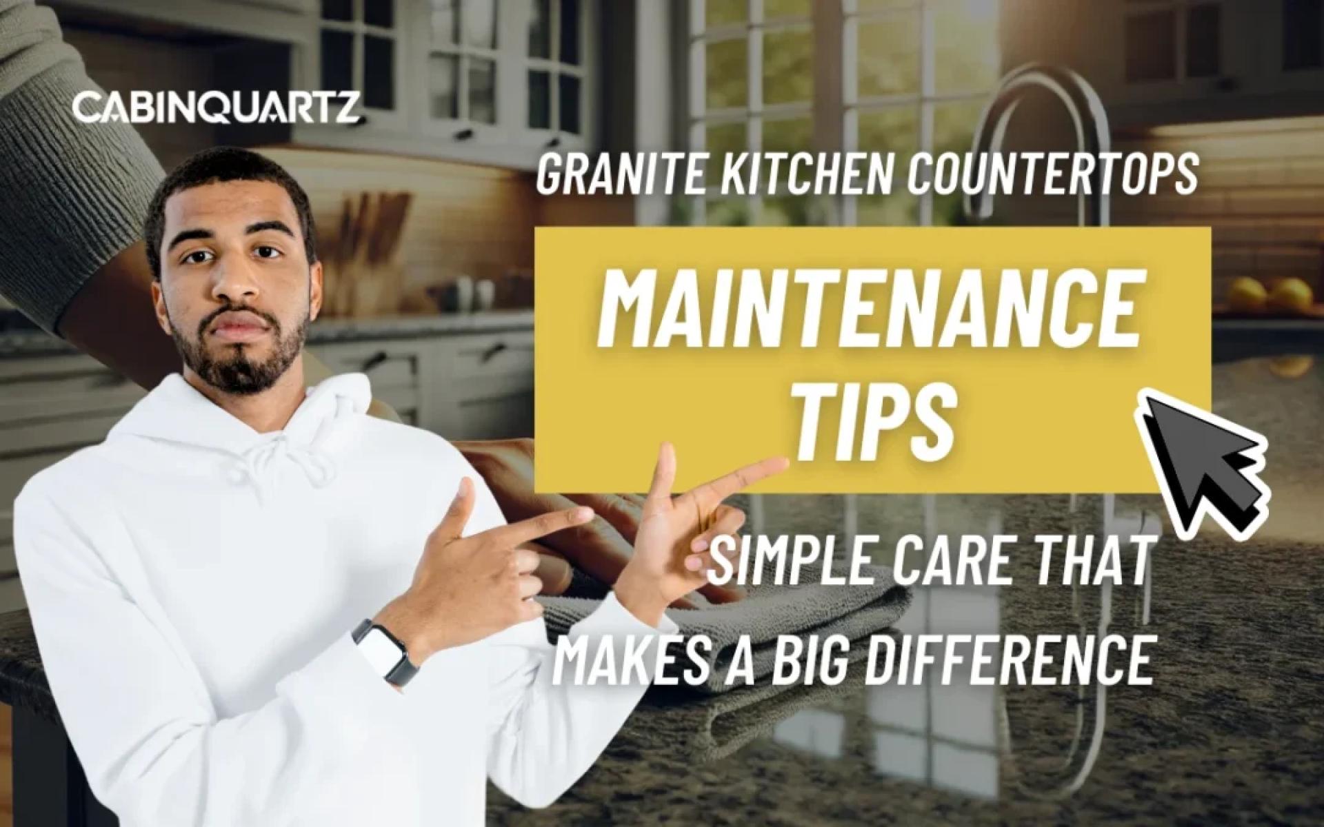 Granite Countertops in Oakville: Cleaning & Maintenance Tips for Long-Lasting Kitchen Surfaces