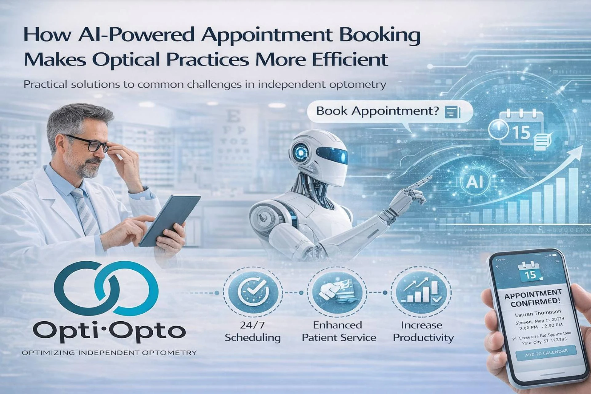 How AI-Powered Appointment Booking Makes Optical Practices More Efficient