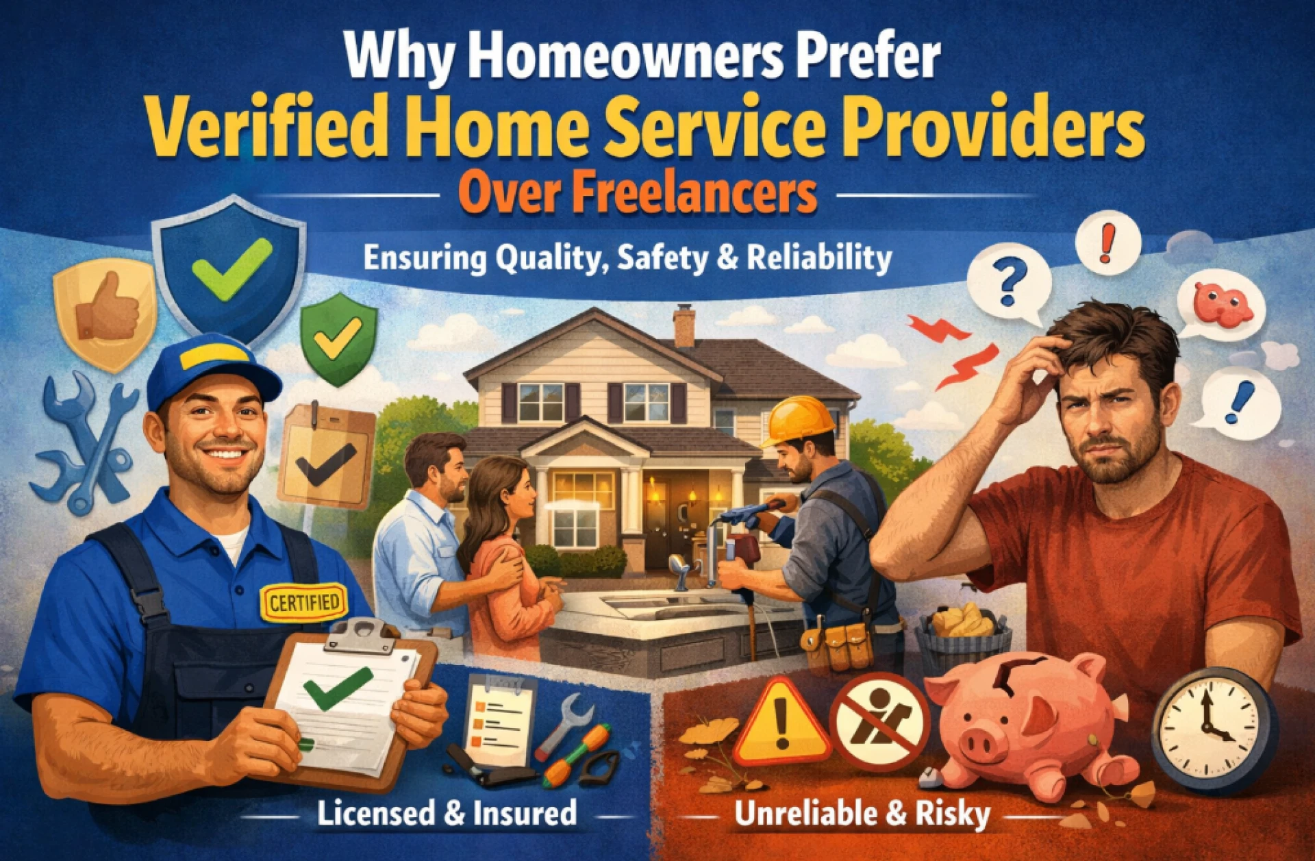 Why Homeowners Prefer Verified Home Service Providers Over Freelancers