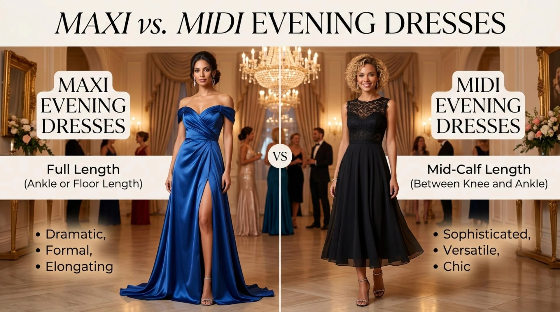 Maxi vs Midi Evening Dresses: Which Length Is Right for Your Event?