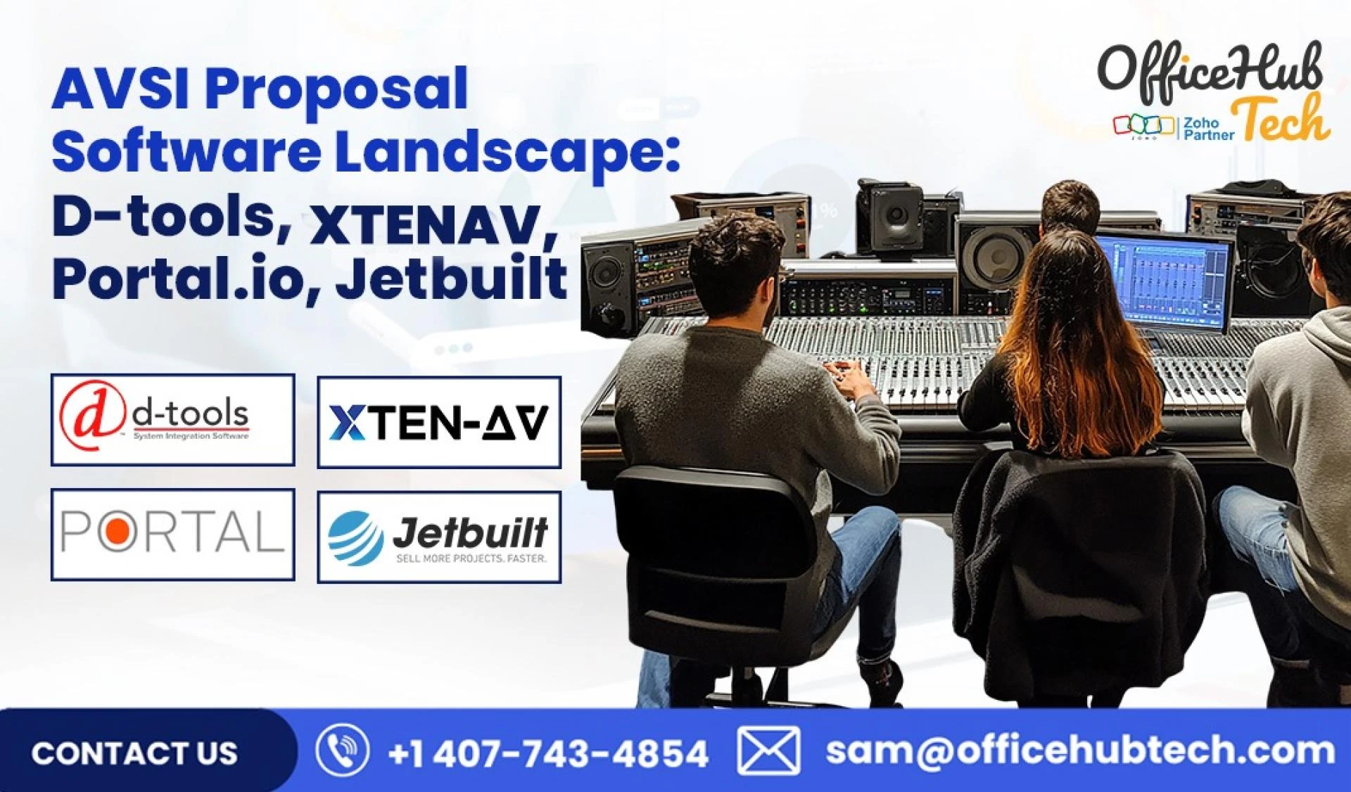 AVSI Proposal Software Landscape: D-Tools, XTEN-AV, Portal.io, Jetbuilt