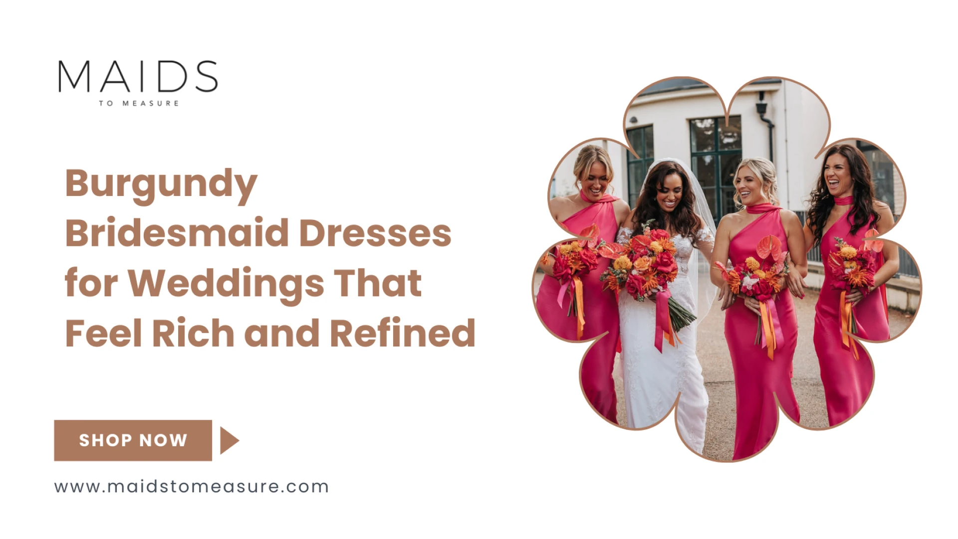 Burgundy Bridesmaid Dresses for Weddings That Feel Rich and Refined