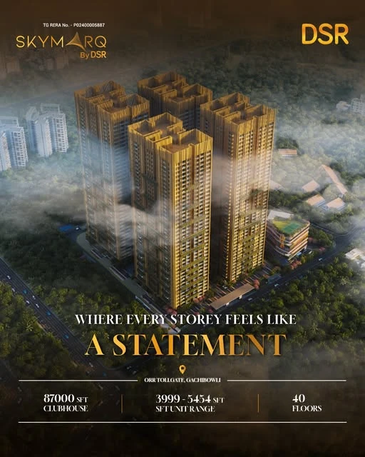 4bhk flats in nanakramguda | DSR Skymarq