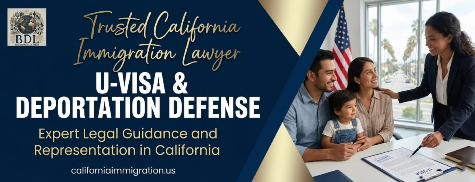 Best U Visa Attorney in California | Trusted California Immigration Lawyer for Deportation Defense