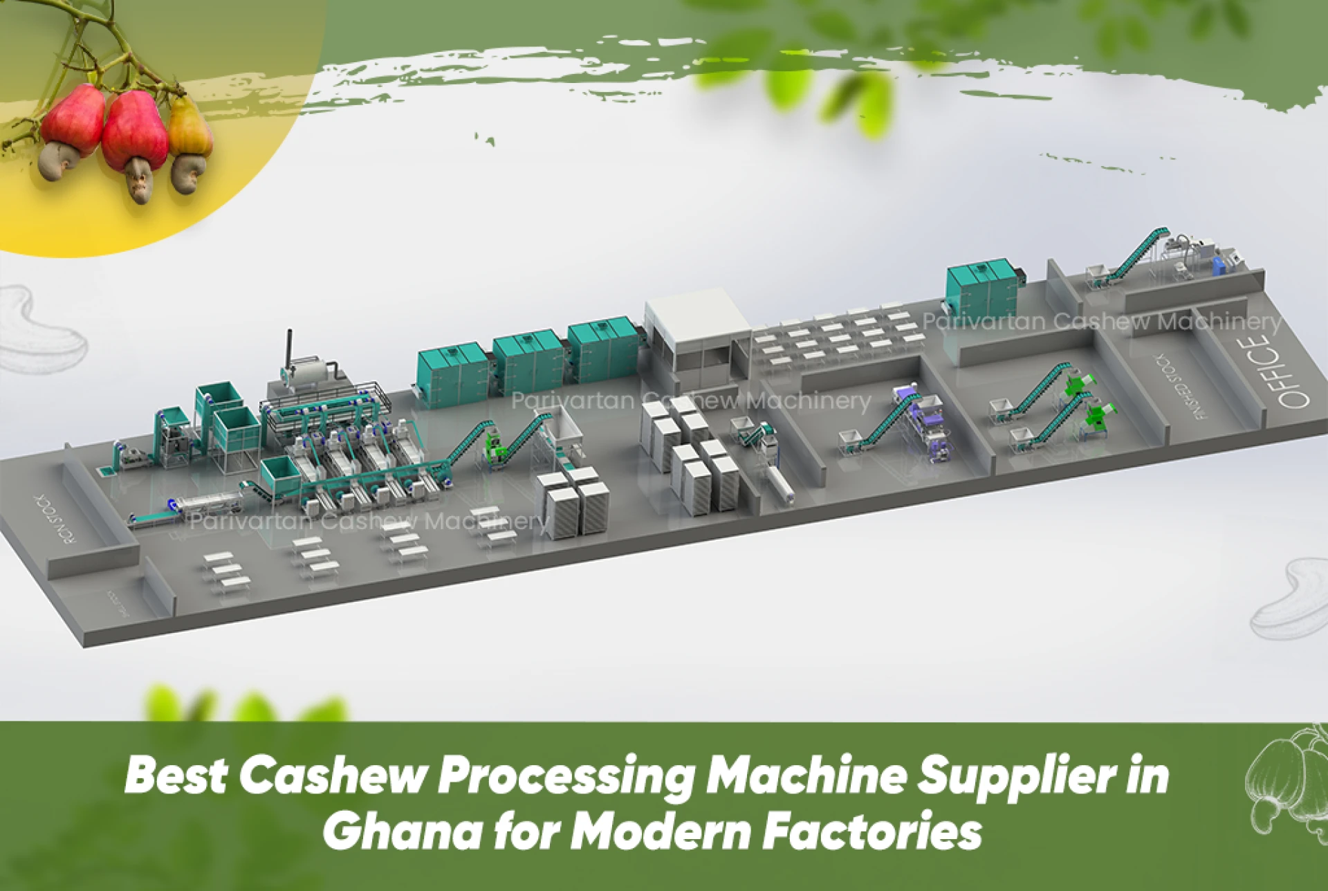 Best Cashew Processing Machine Supplier in Ghana for Modern Factories
