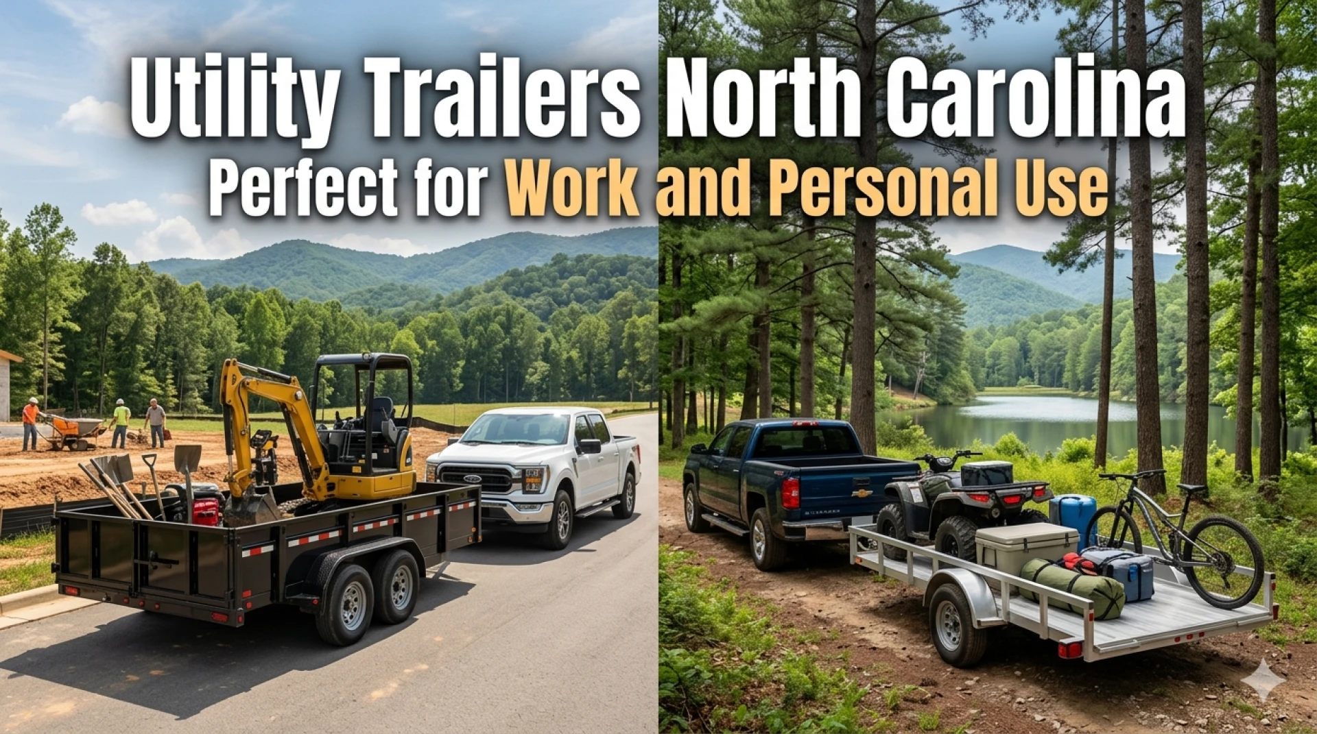 Utility Trailers North Carolina: Perfect for Work and Personal Use