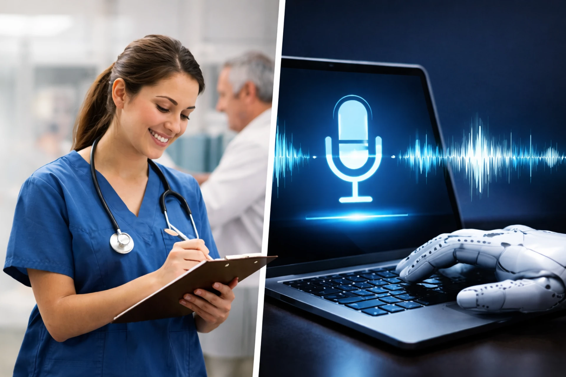 Medical Scribes vs Voice Recognition Software
