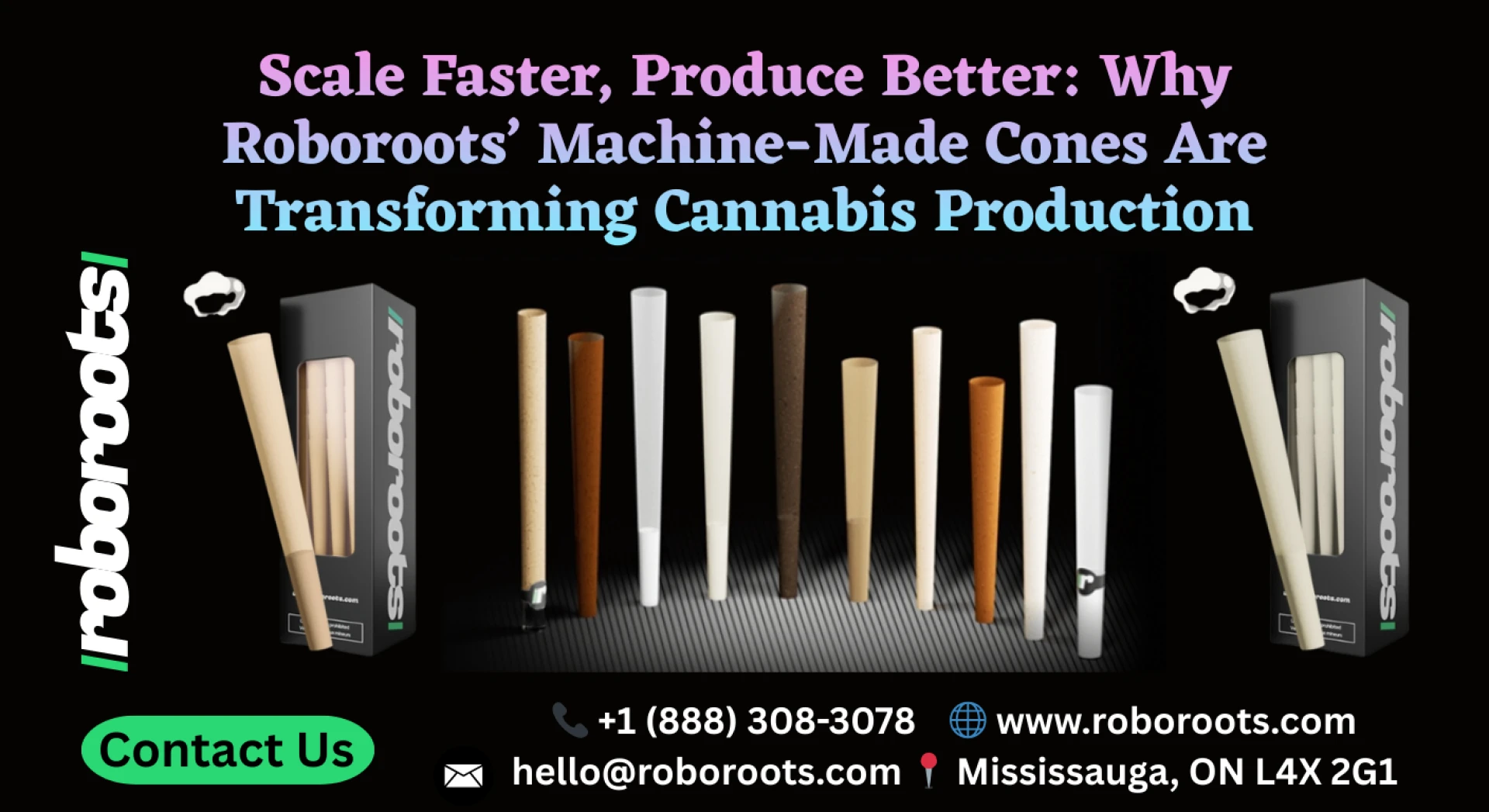 Scale Faster, Produce Better: Why Roboroots’ Machine-Made Cones Are Transforming Cannabis Production