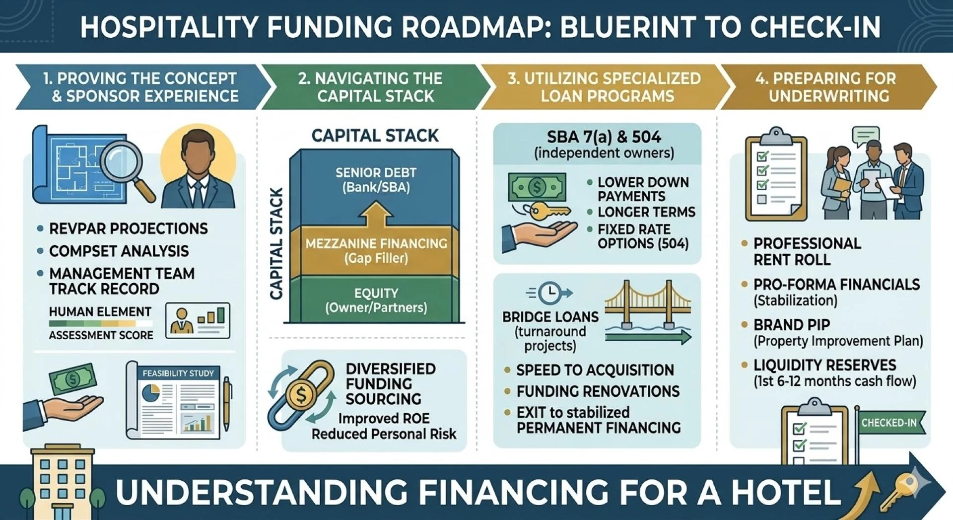 From Blueprint to Check-In: The Strategic Roadmap to Hospitality Funding