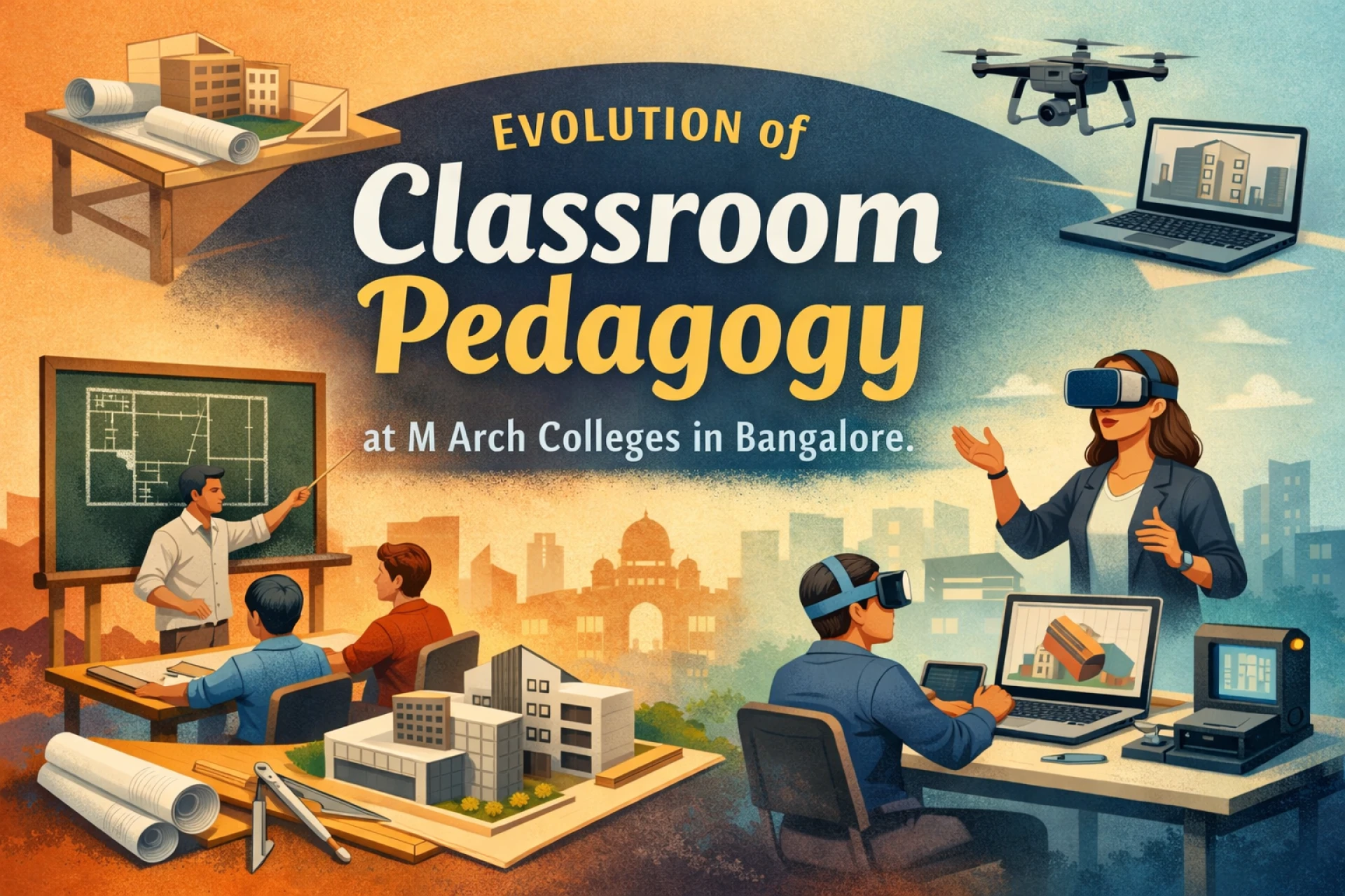 Evolution of Classroom Pedagogy at M Arch Colleges in Bangalore