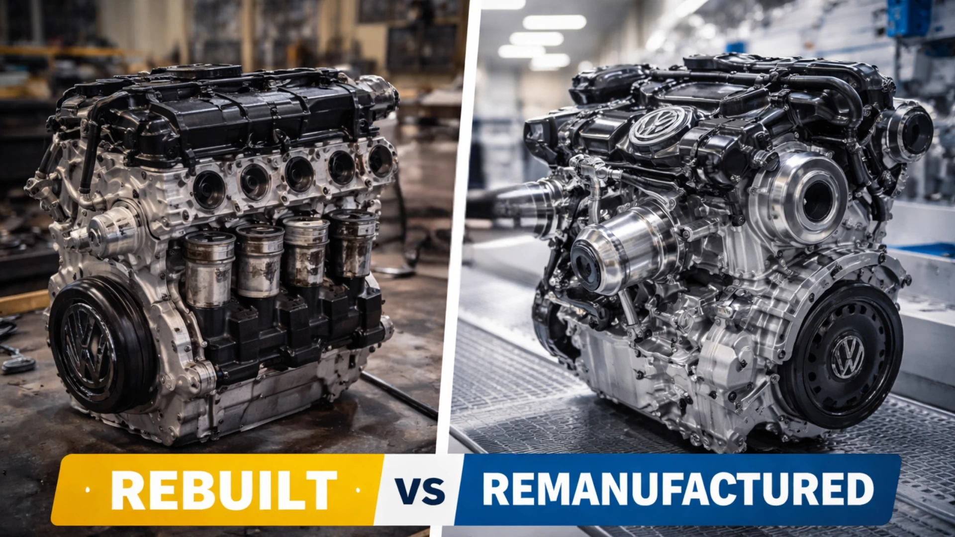 Rebuilt vs Remanufactured Volkswagen Engines: Which Is Better?