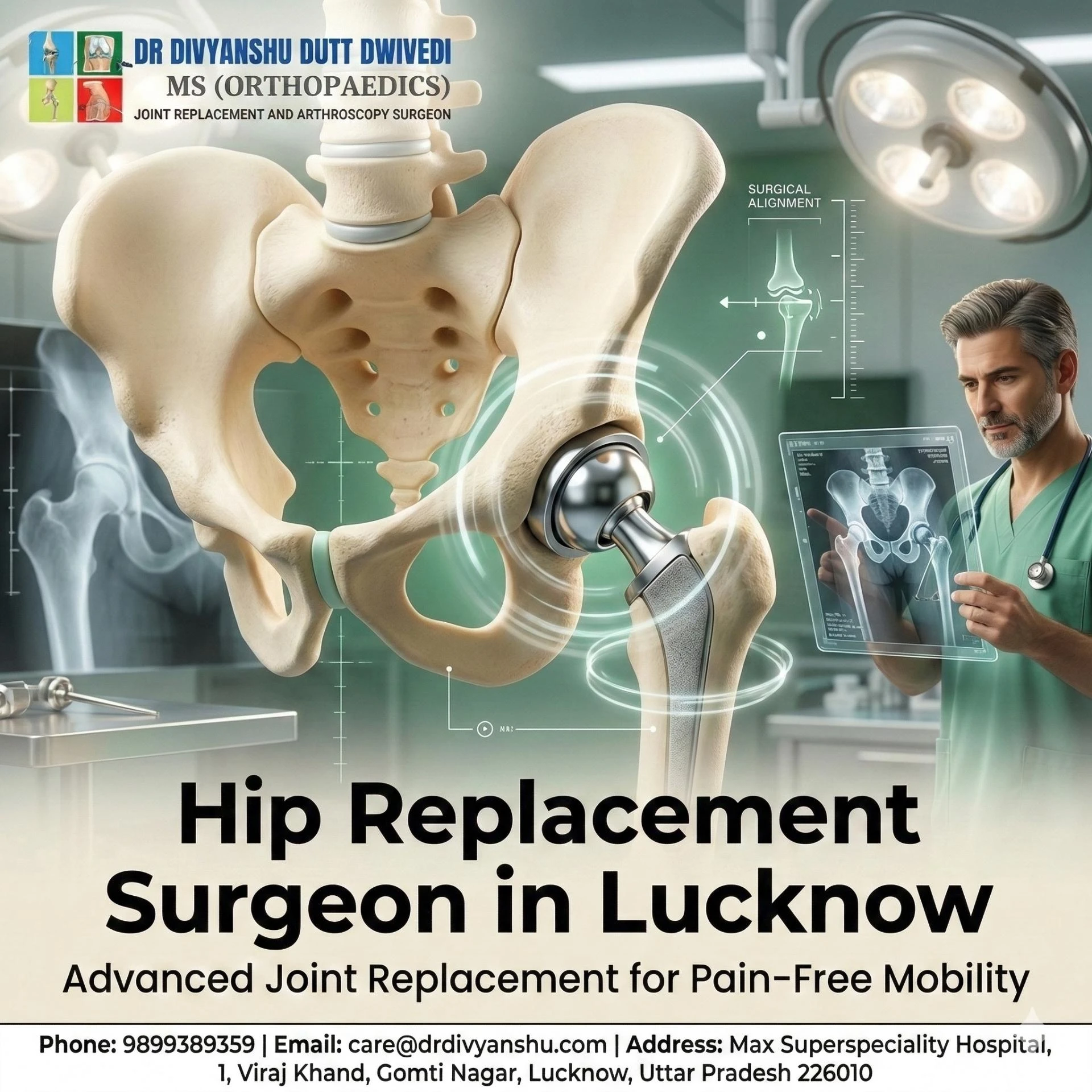 Tired of Chronic Joint Pain? Meet the Best Knee Replacement Specialist in Lucknow Ready to Help You Move Again