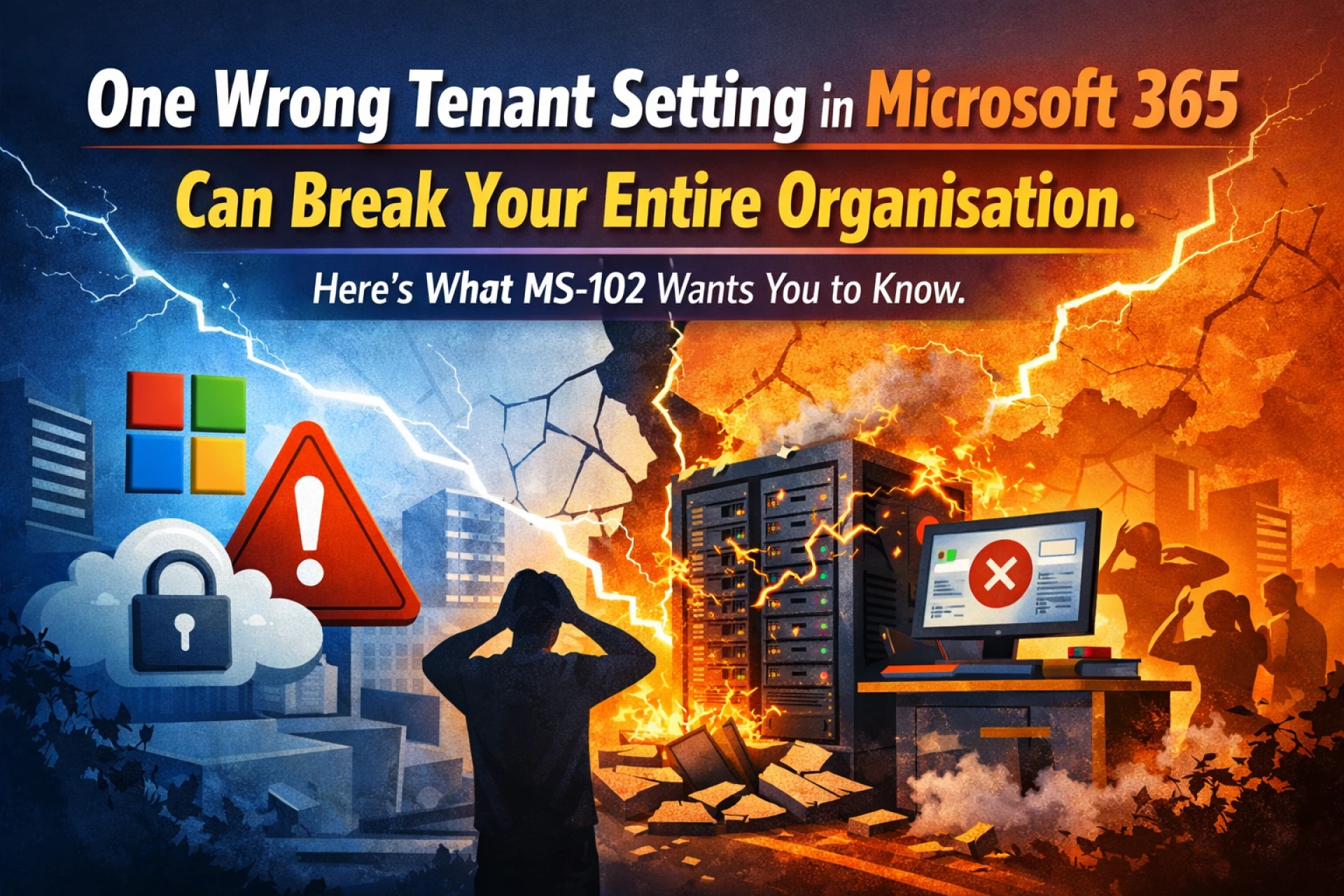 One Wrong Tenant Setting in Microsoft 365 Can Break Your Entire Organisation. Here's What MS-102 Wants You to Know.