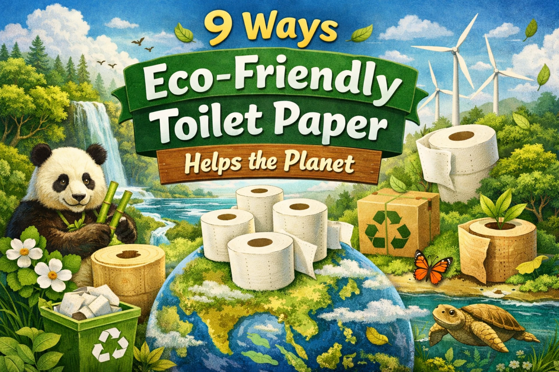 9 Ways Eco-Friendly Toilet Paper Helps the Planet