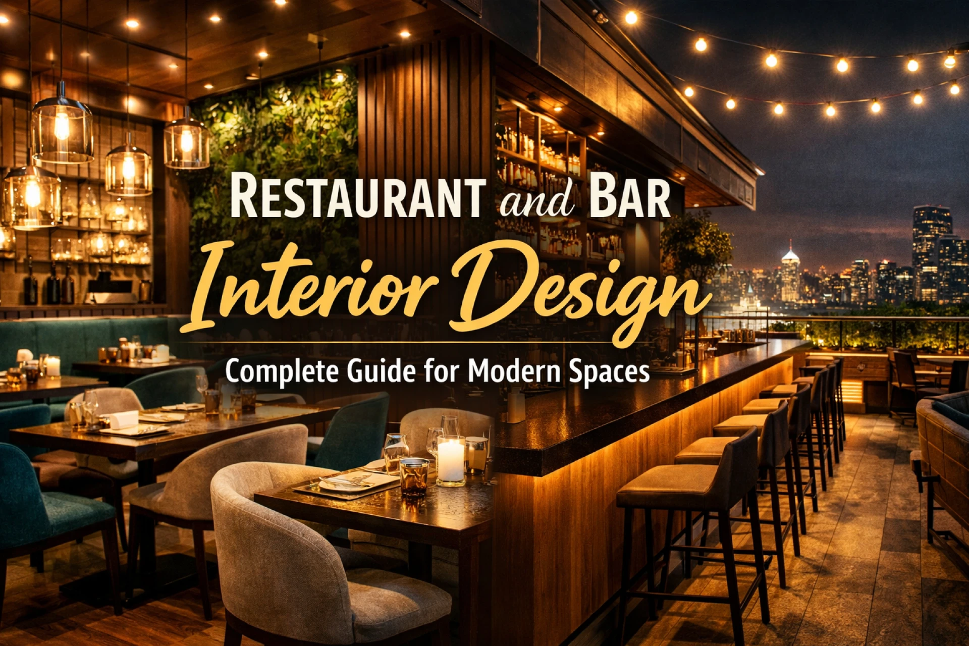 Restaurant and Bar Interior Design: Complete Guide for Modern Spaces