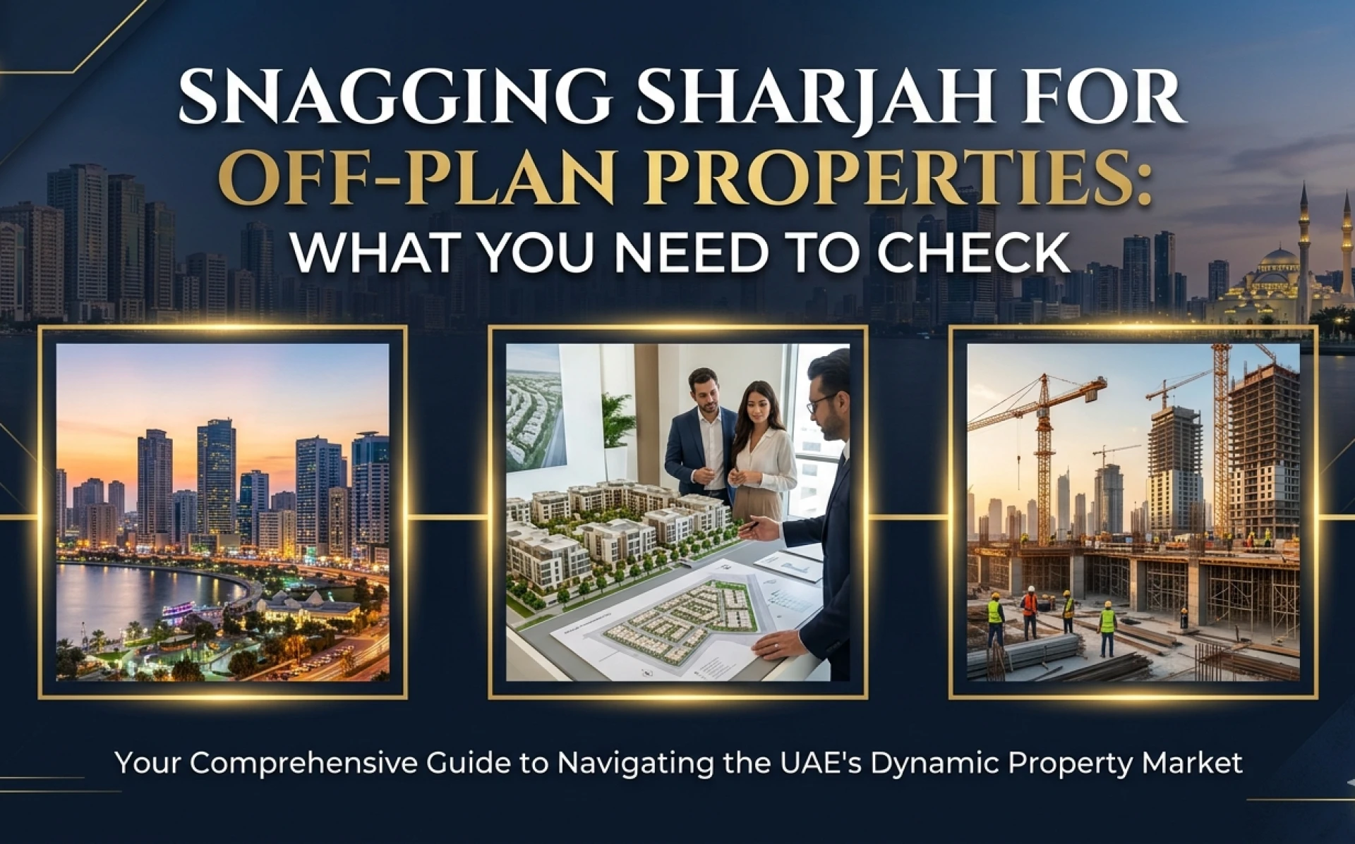 Snagging Sharjah for Off-Plan Properties: What You Need to Check
