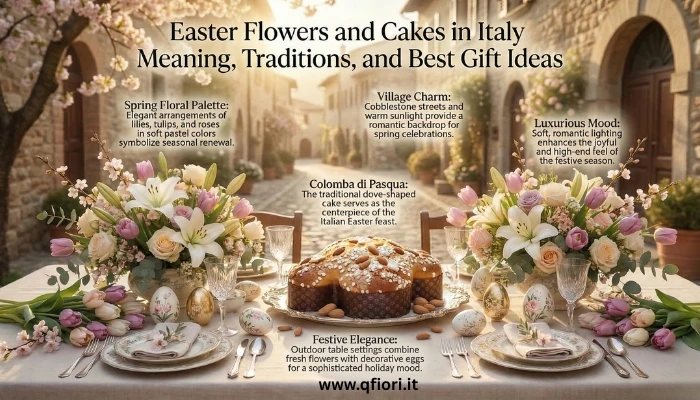 Easter Flowers and Cakes in Italy: Meaning, Traditions, and Best Gift Ideas