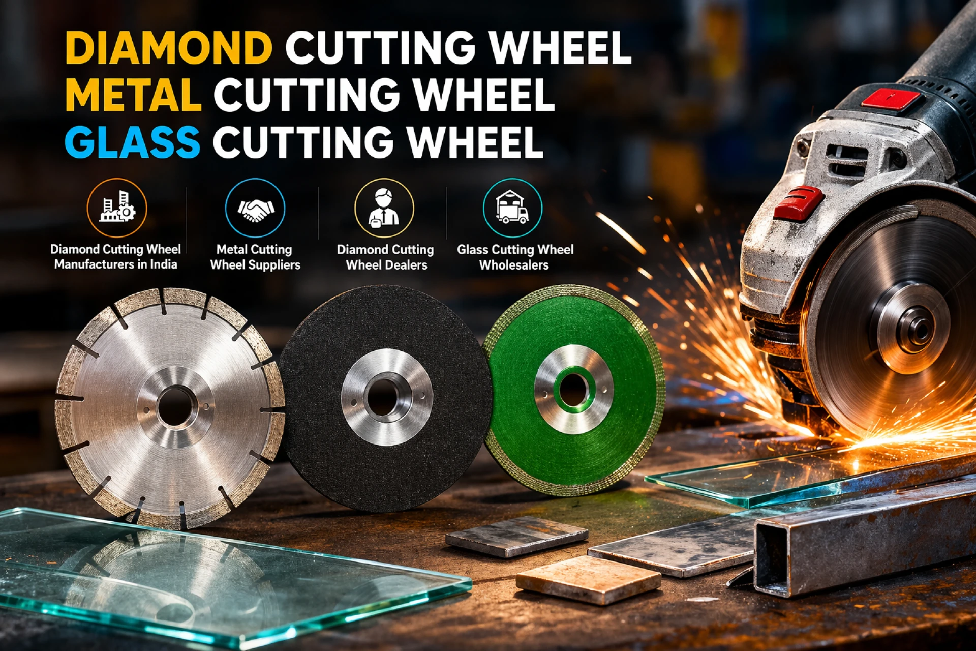 Improving Cutting Accuracy with the Right Glass Cutting Wheel for Industrial Applications