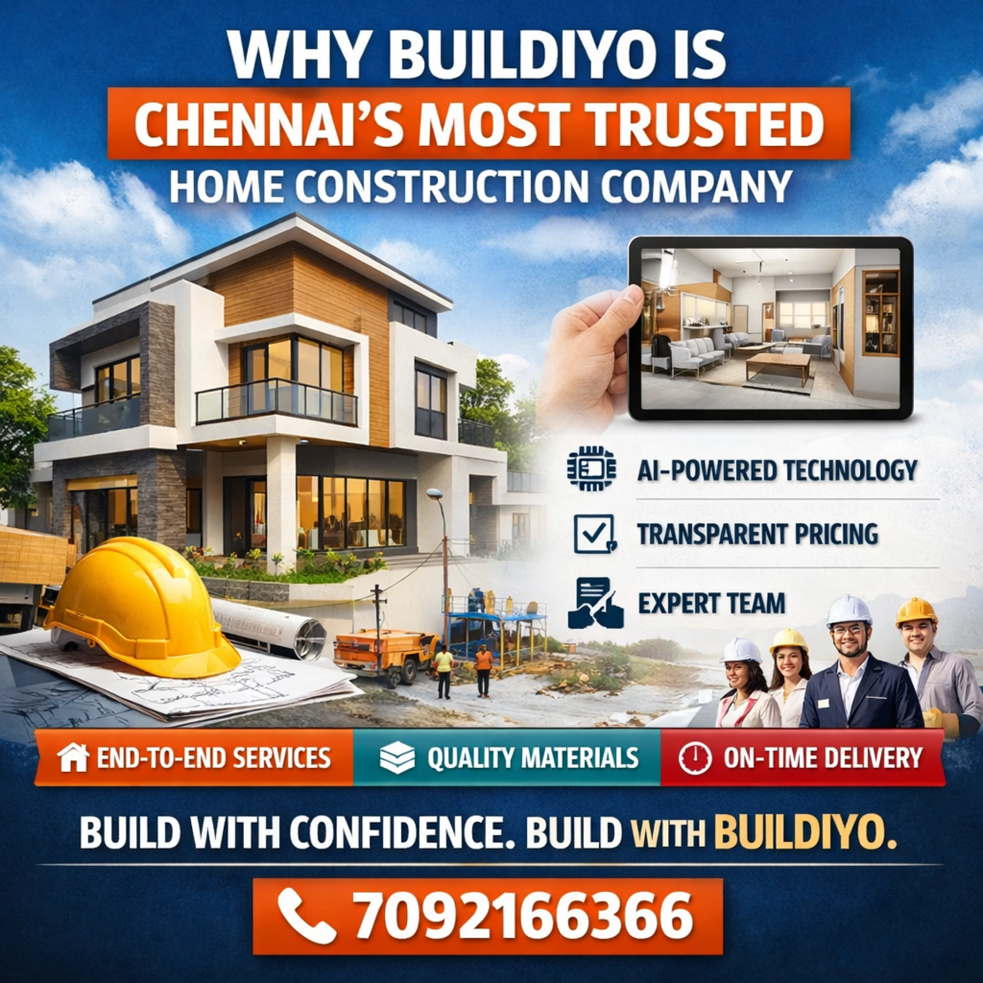 Why Buildiyo Is a Trusted Home Construction Company in Chennai