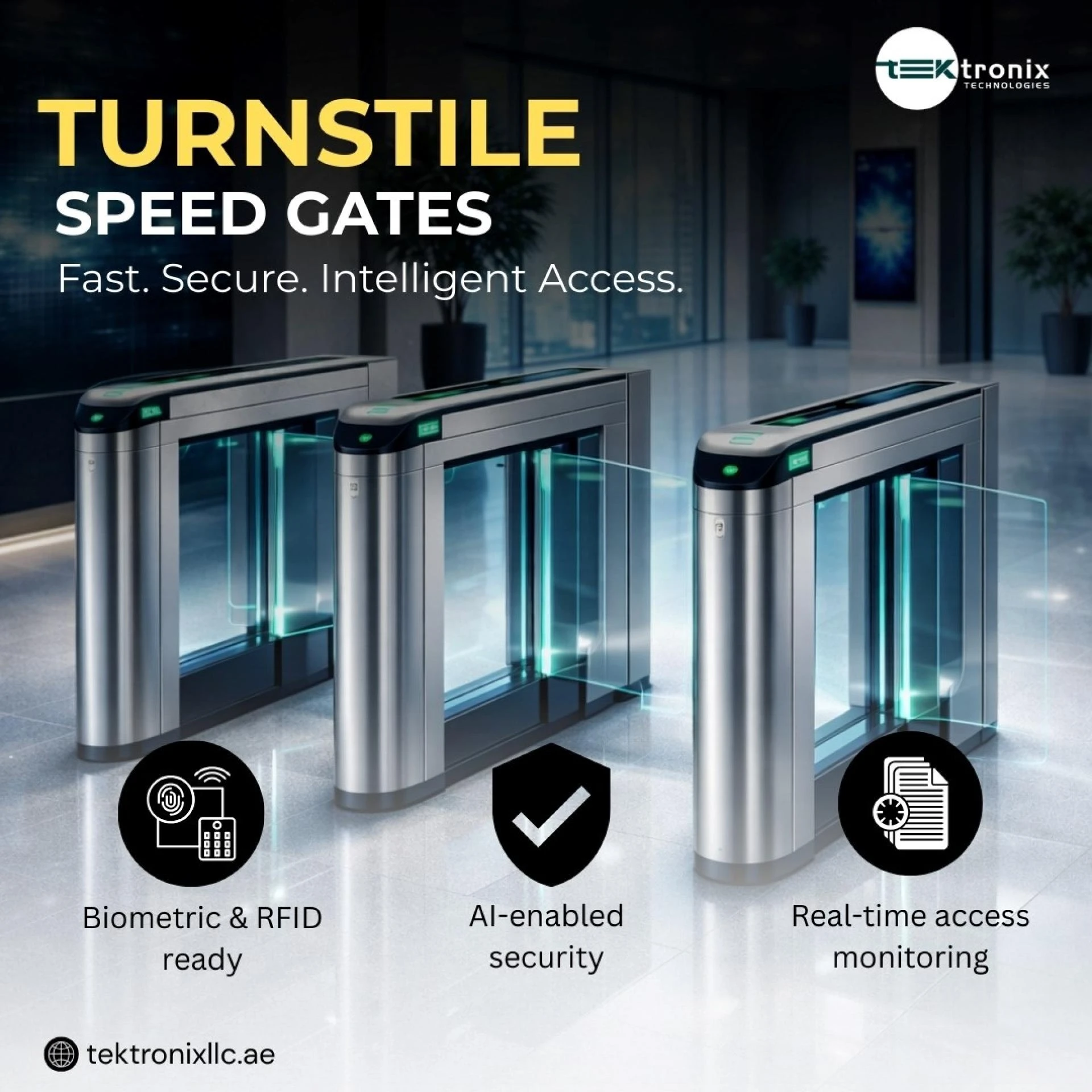 AI-Powered Anti-Tailgating Speed Gates for UAE Metro Systems
