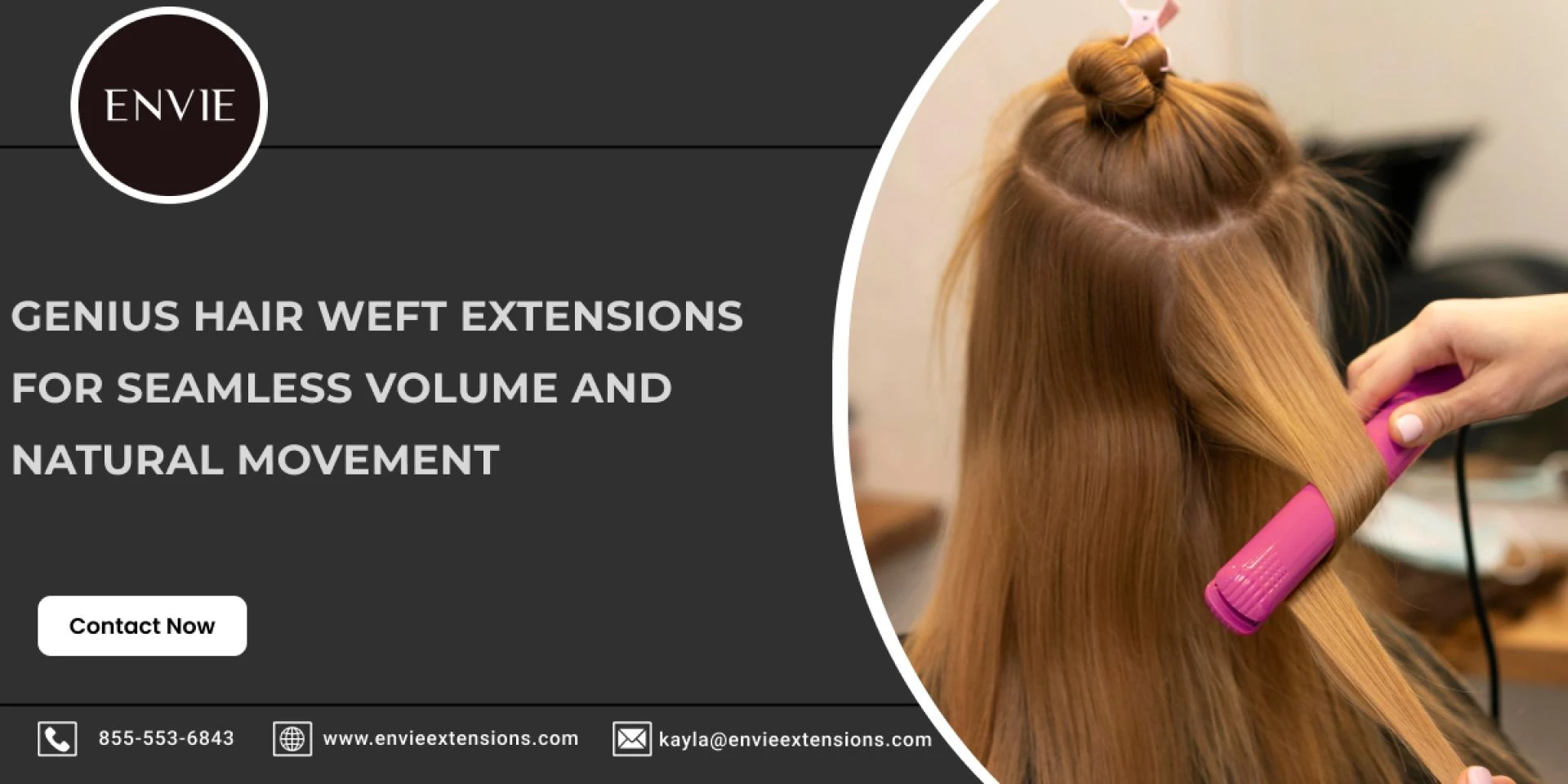 Genius Hair Weft Extensions for Seamless Volume and Natural Movement