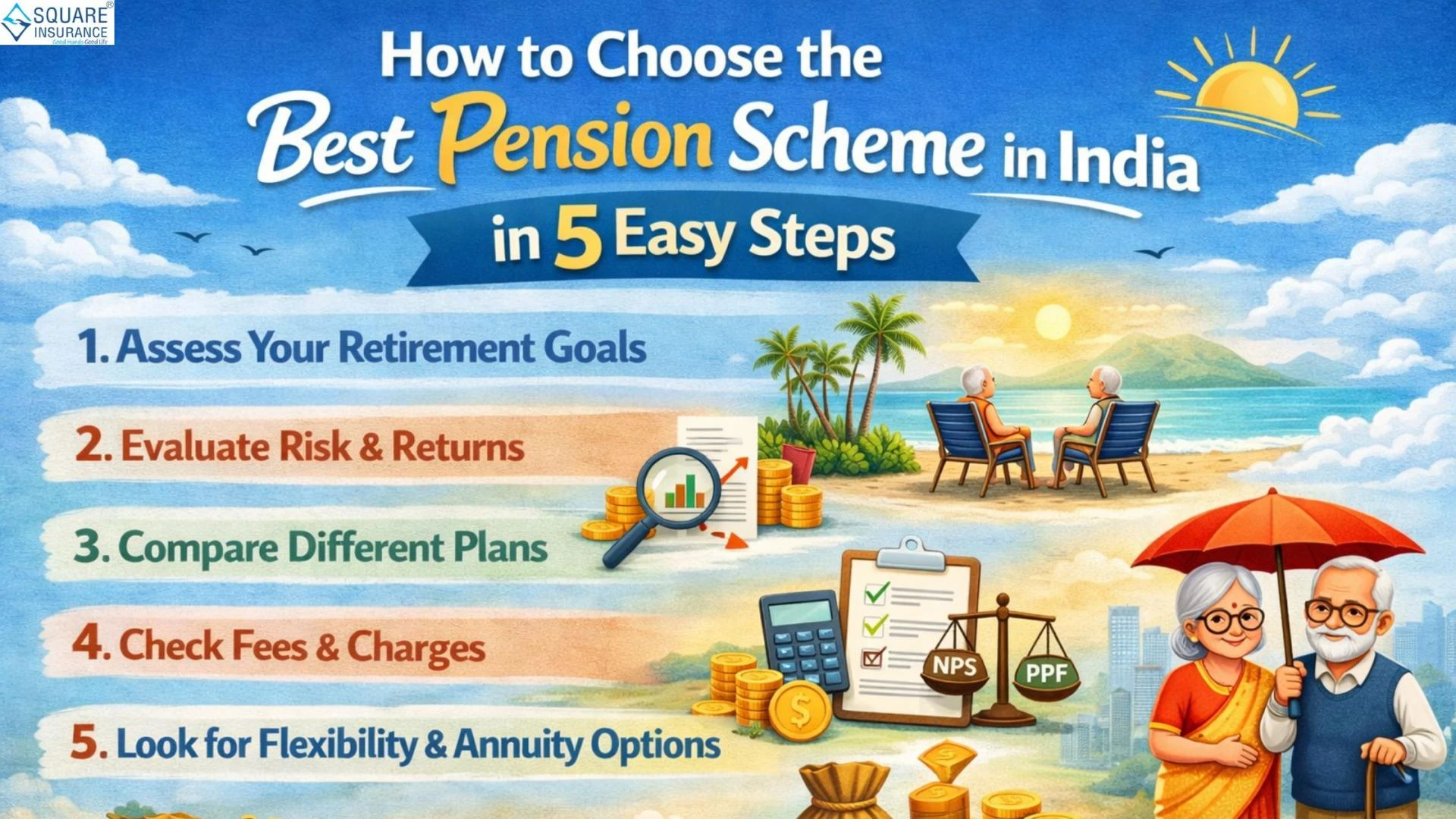 How to Choose the Best Pension Scheme in India in 5 Easy Steps