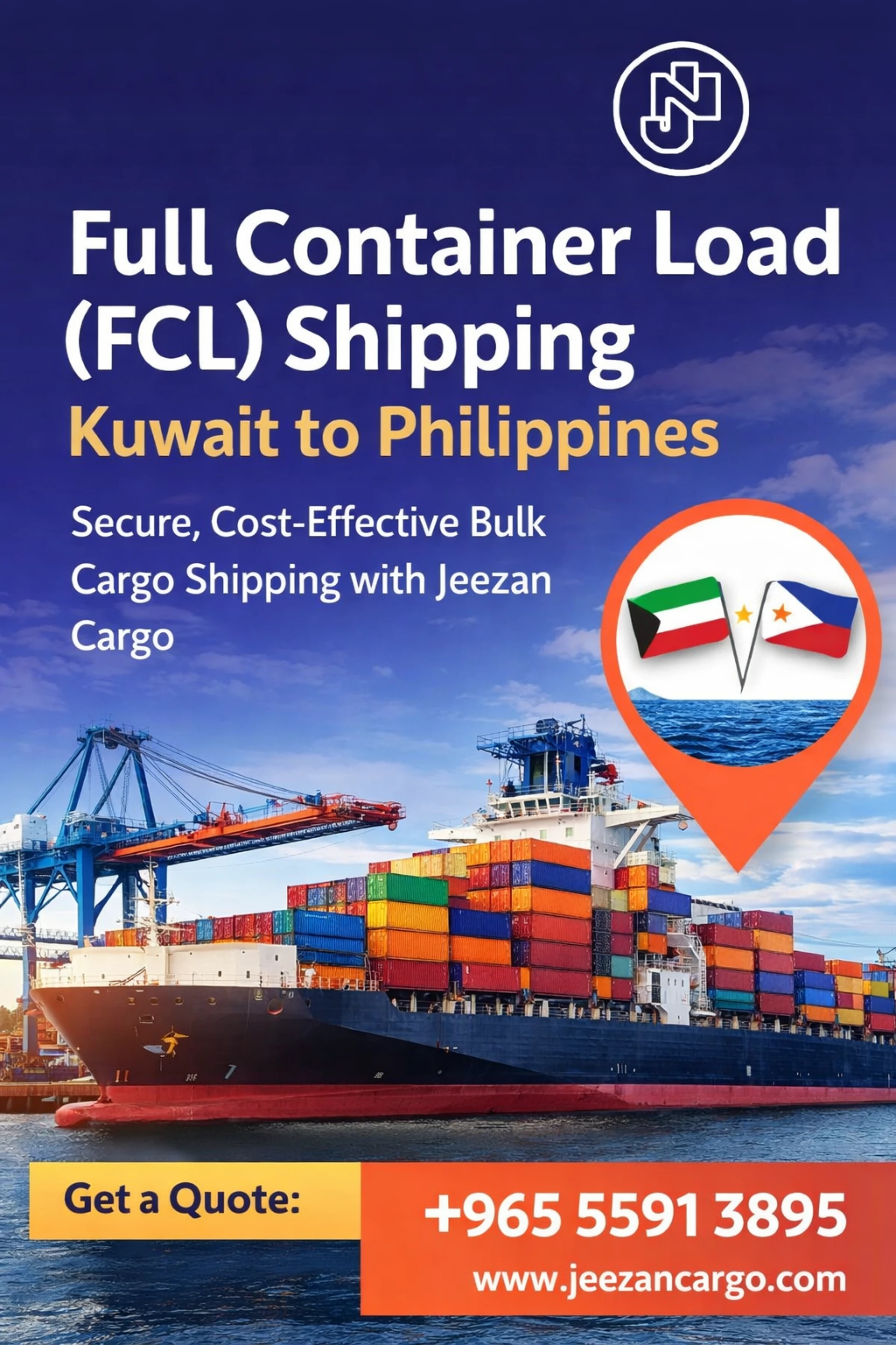 Full Container Load (FCL) Shipping Kuwait to Philippines: The Ultimate Solution for Bulk Cargo with Jeezan Cargo