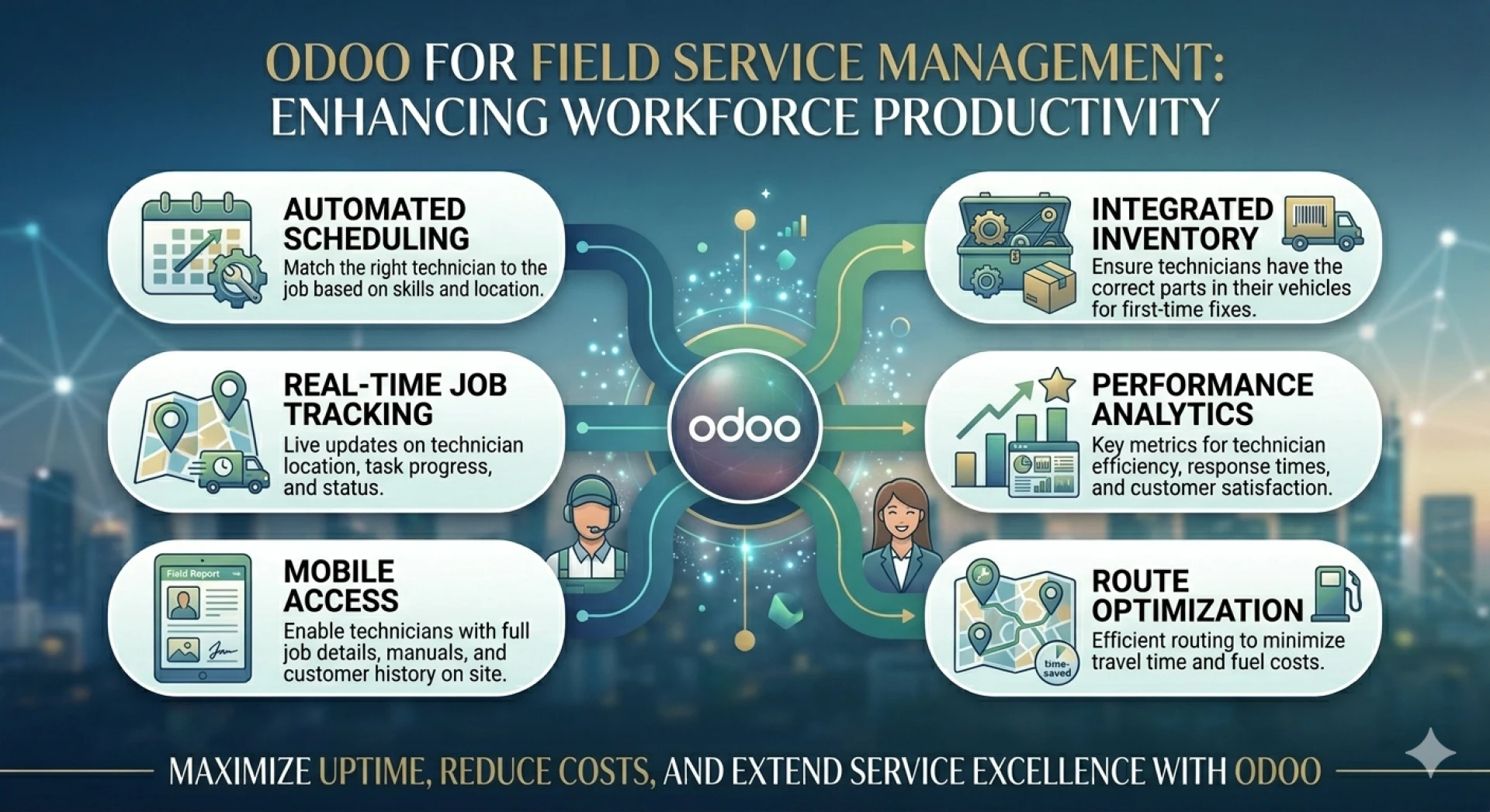 Odoo for Field Service Management Enhancing Workforce Productivity